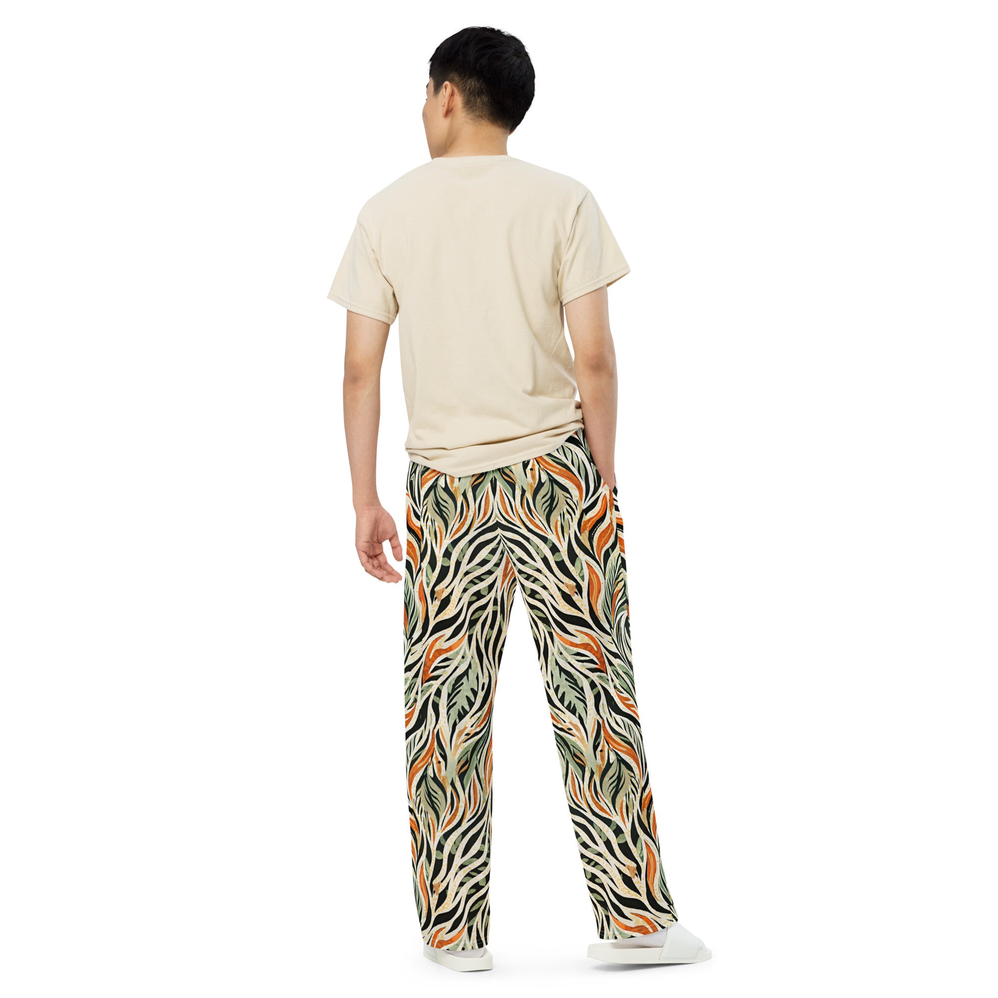 unisex wide leg pants Nature Design III