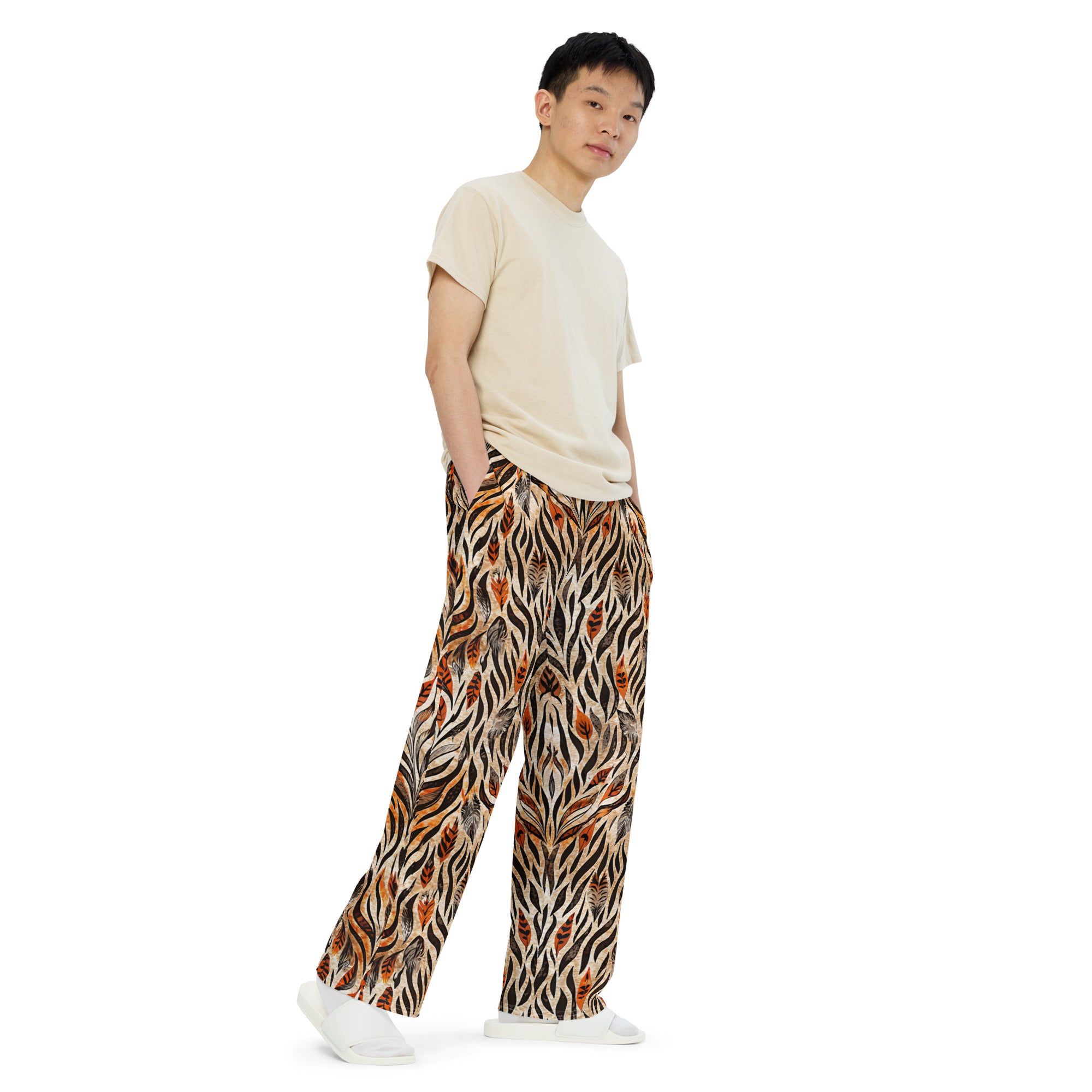 unisex wide leg pants Nature Design V