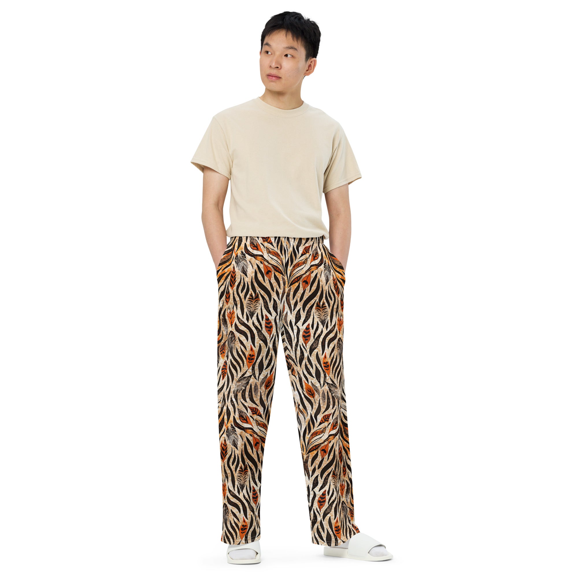 unisex wide leg pants Nature Design V