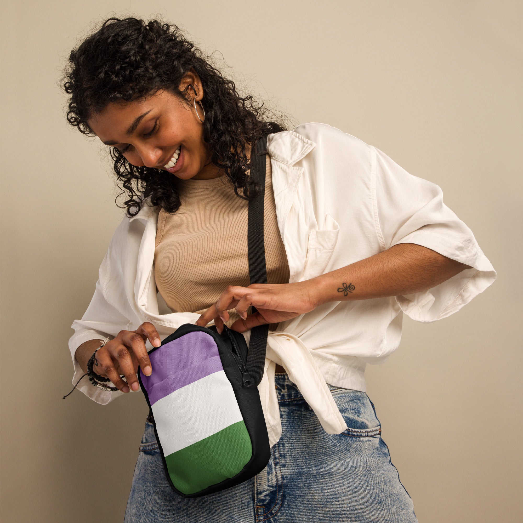Utility crossbody bag Genderqueer