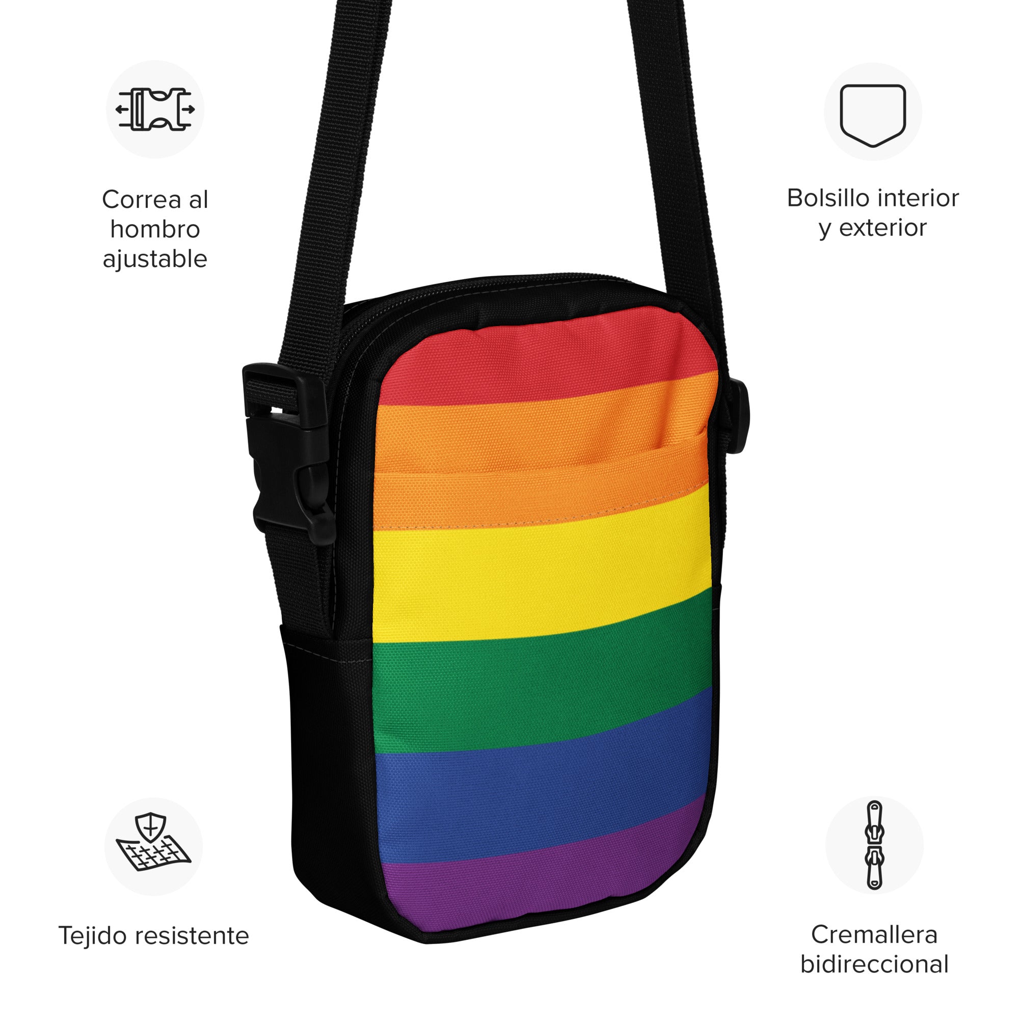 Utility crossbody bag Pride Rainbow