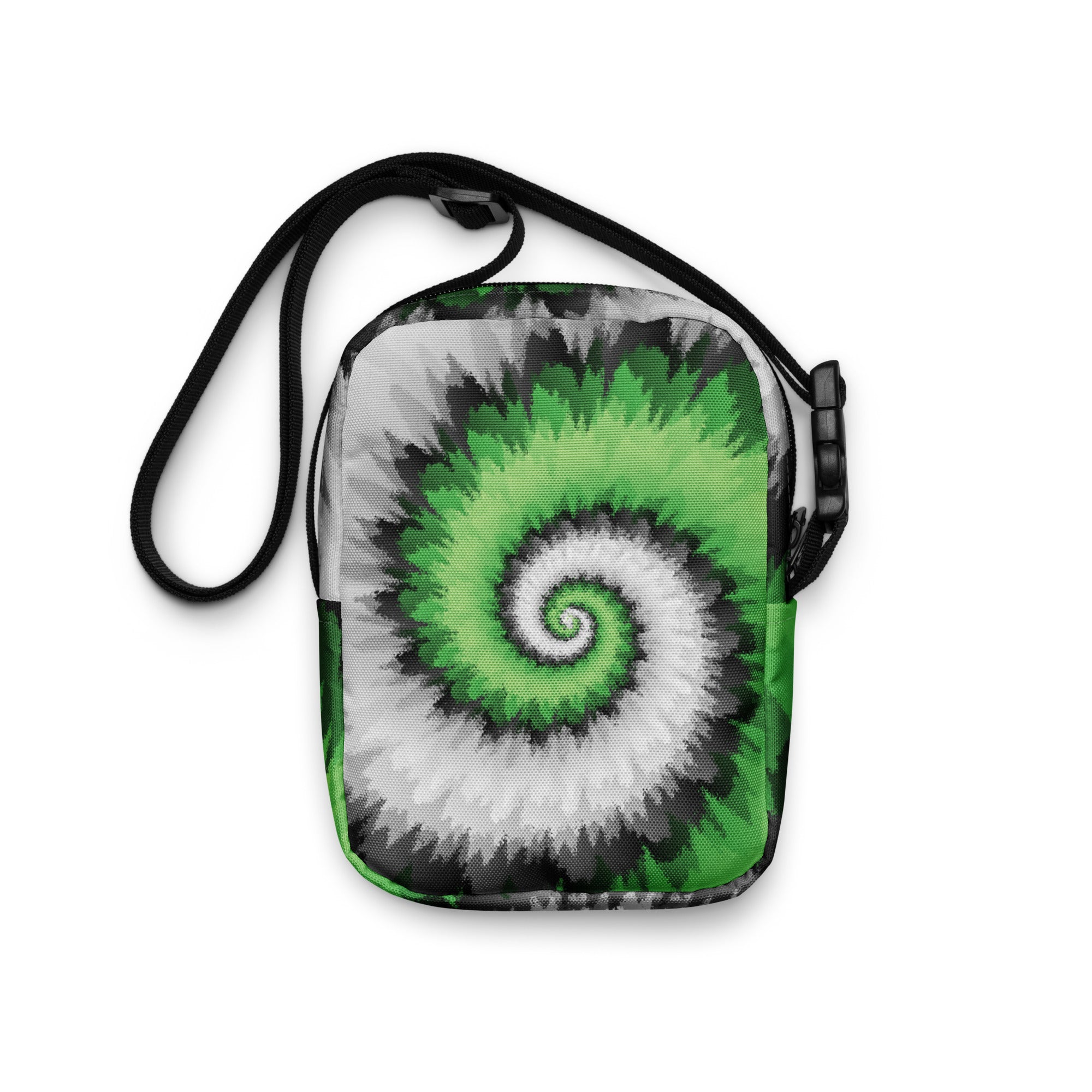 Utility crossbody bag Tie Dye Spiral Aromantic