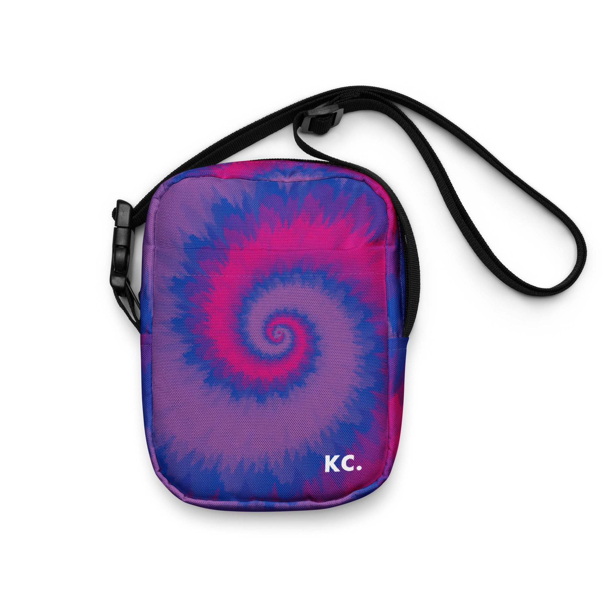Utility crossbody bag Tie Dye Spiral Bisexual