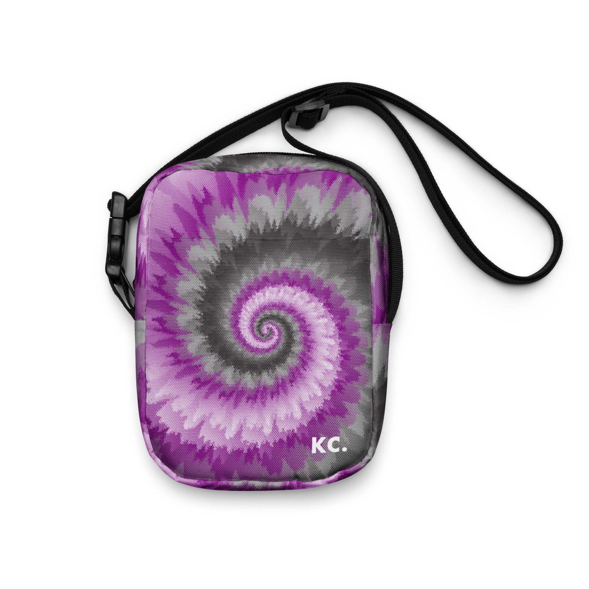 Utility crossbody bag Tie Dye Spiral Demisexual