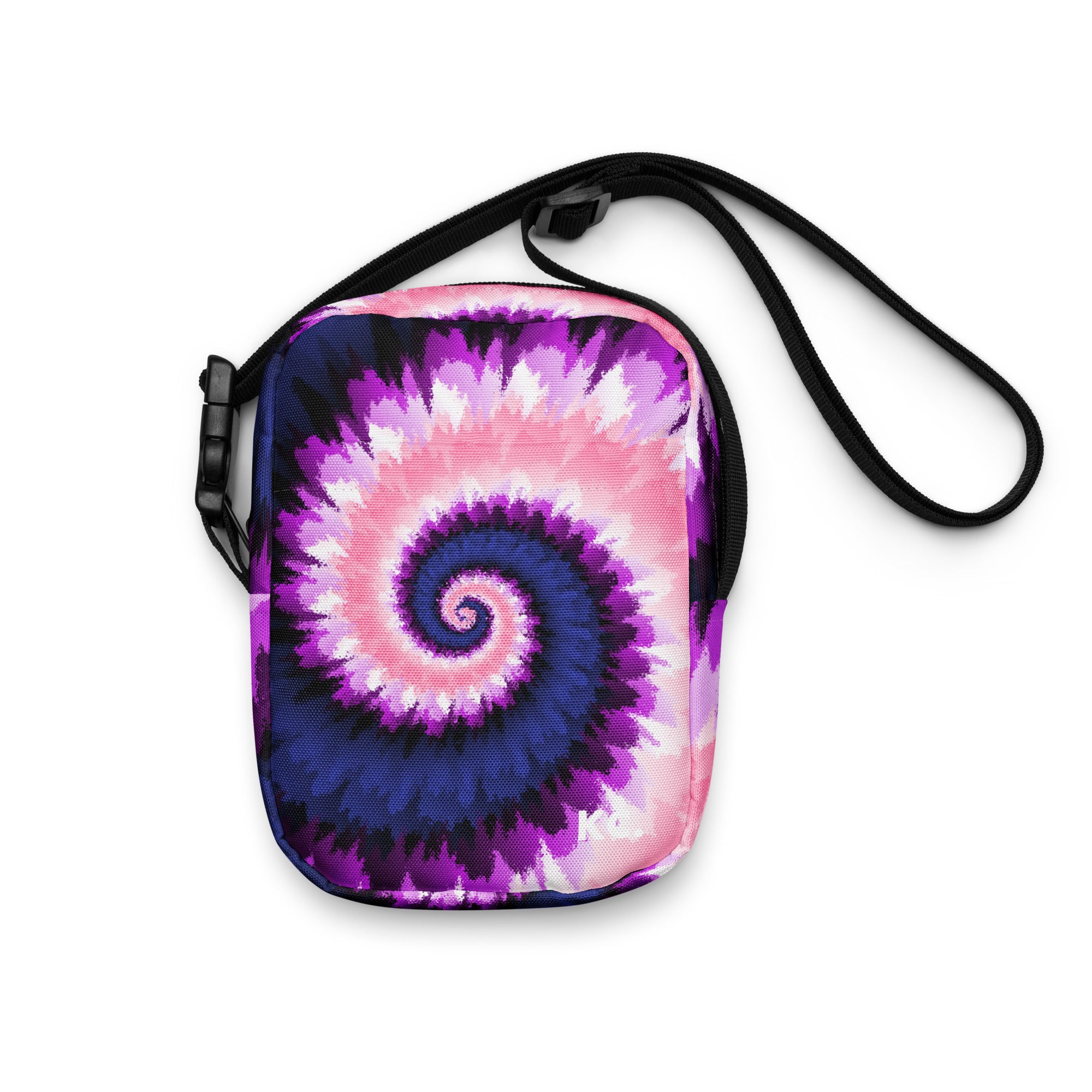 Utility crossbody bag Tie Dye Spiral Genderfluid