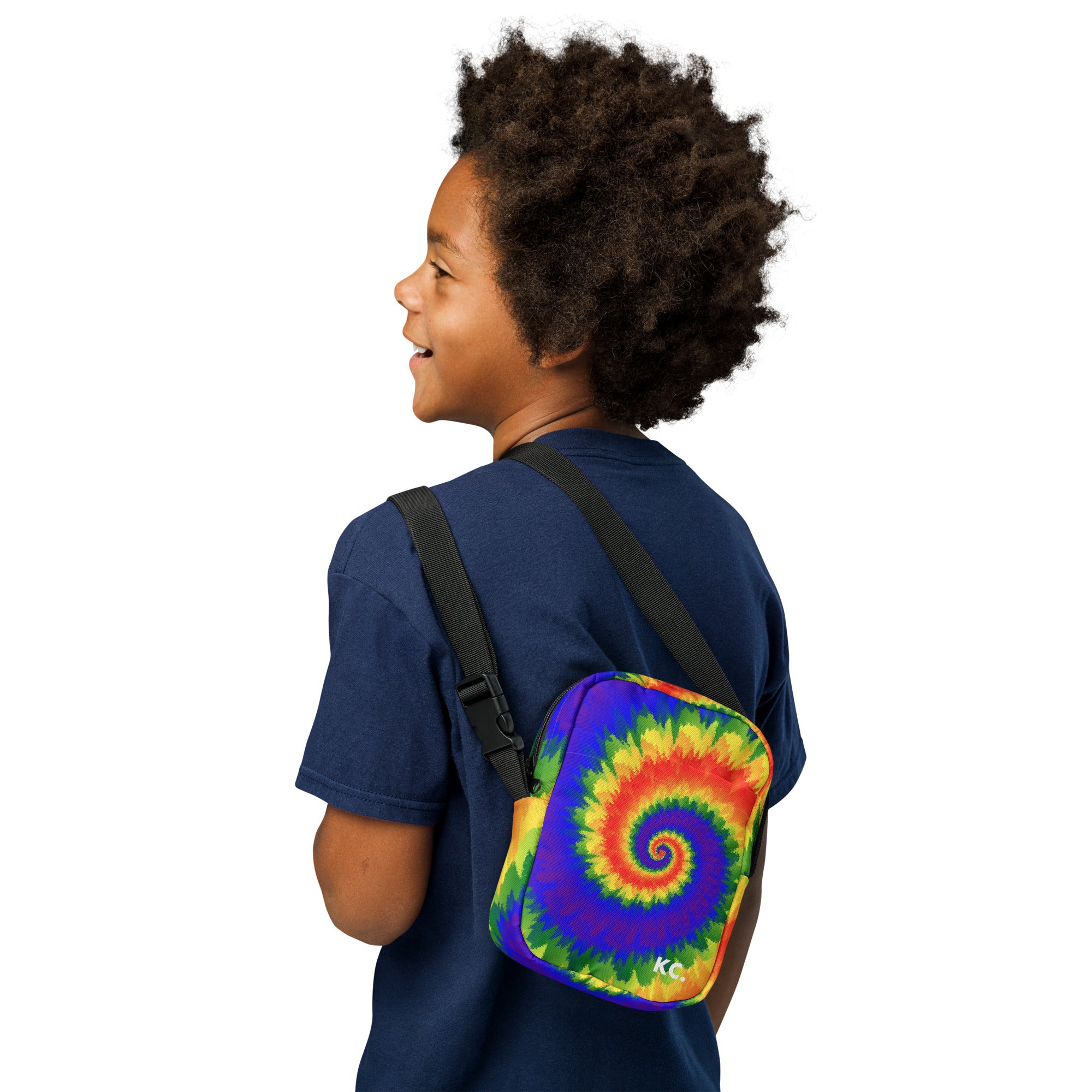 Utility crossbody bag Tie Dye Spiral LGBTQ