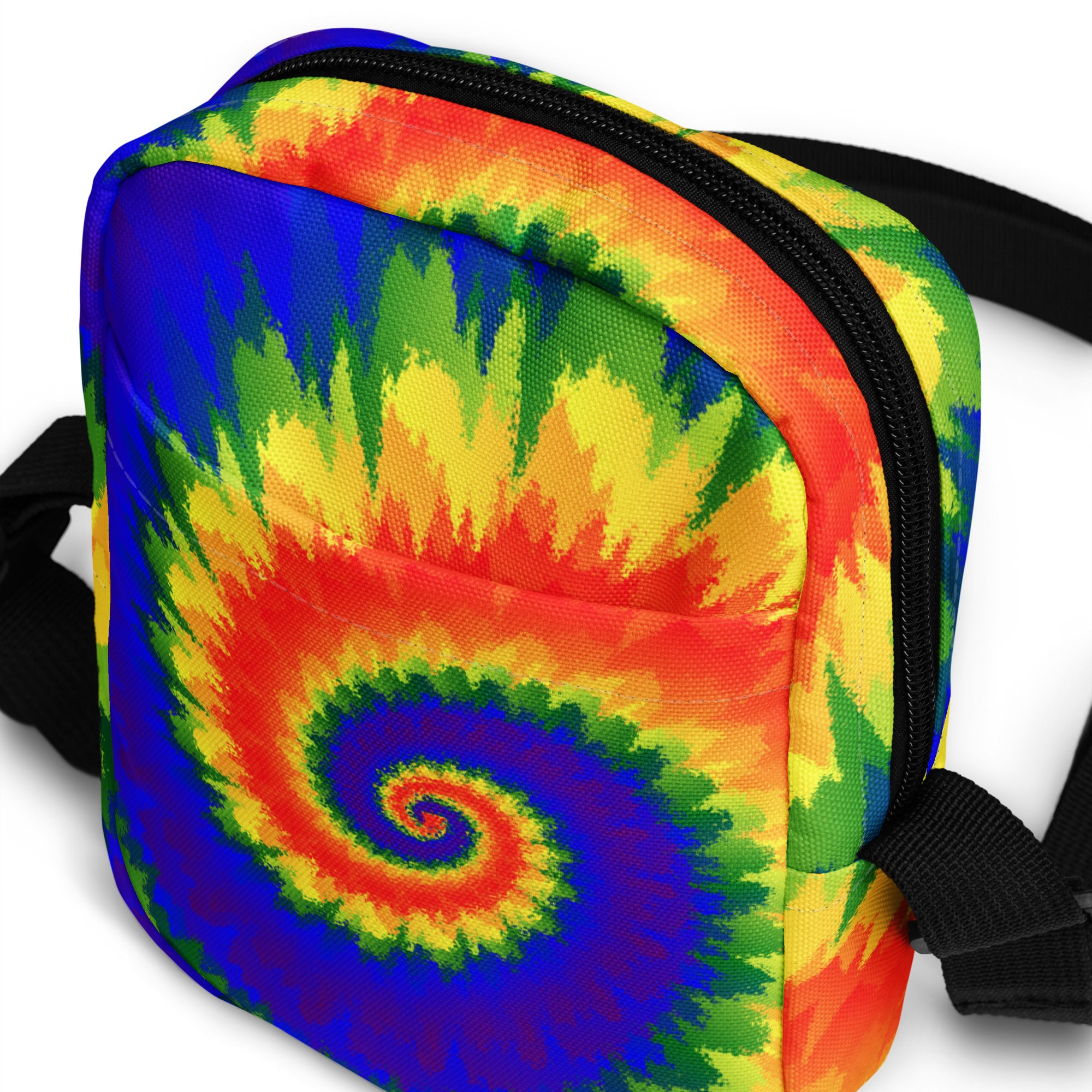 Utility crossbody bag Tie Dye Spiral LGBTQ