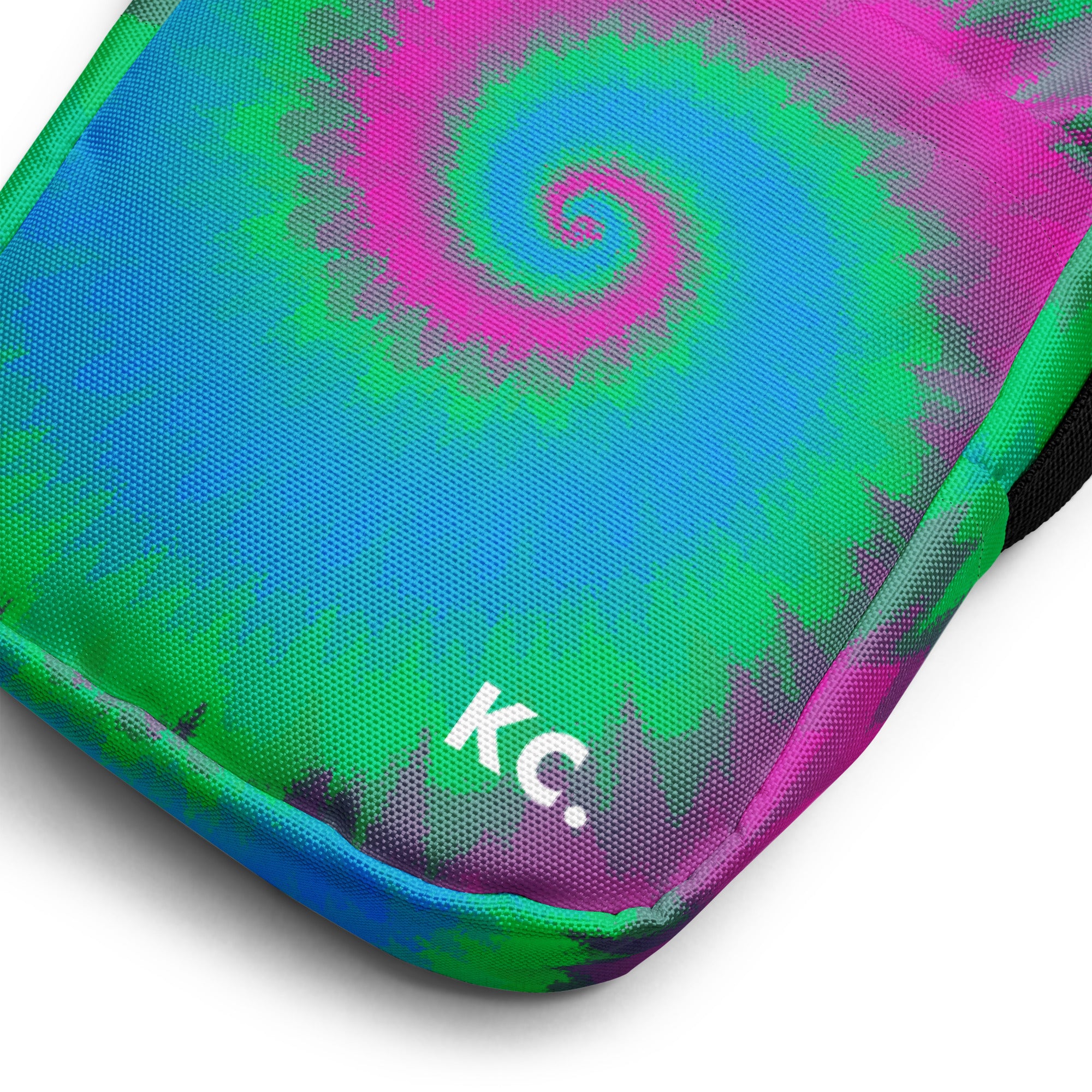 Utility crossbody bag Tie Dye Spiral Polysexual