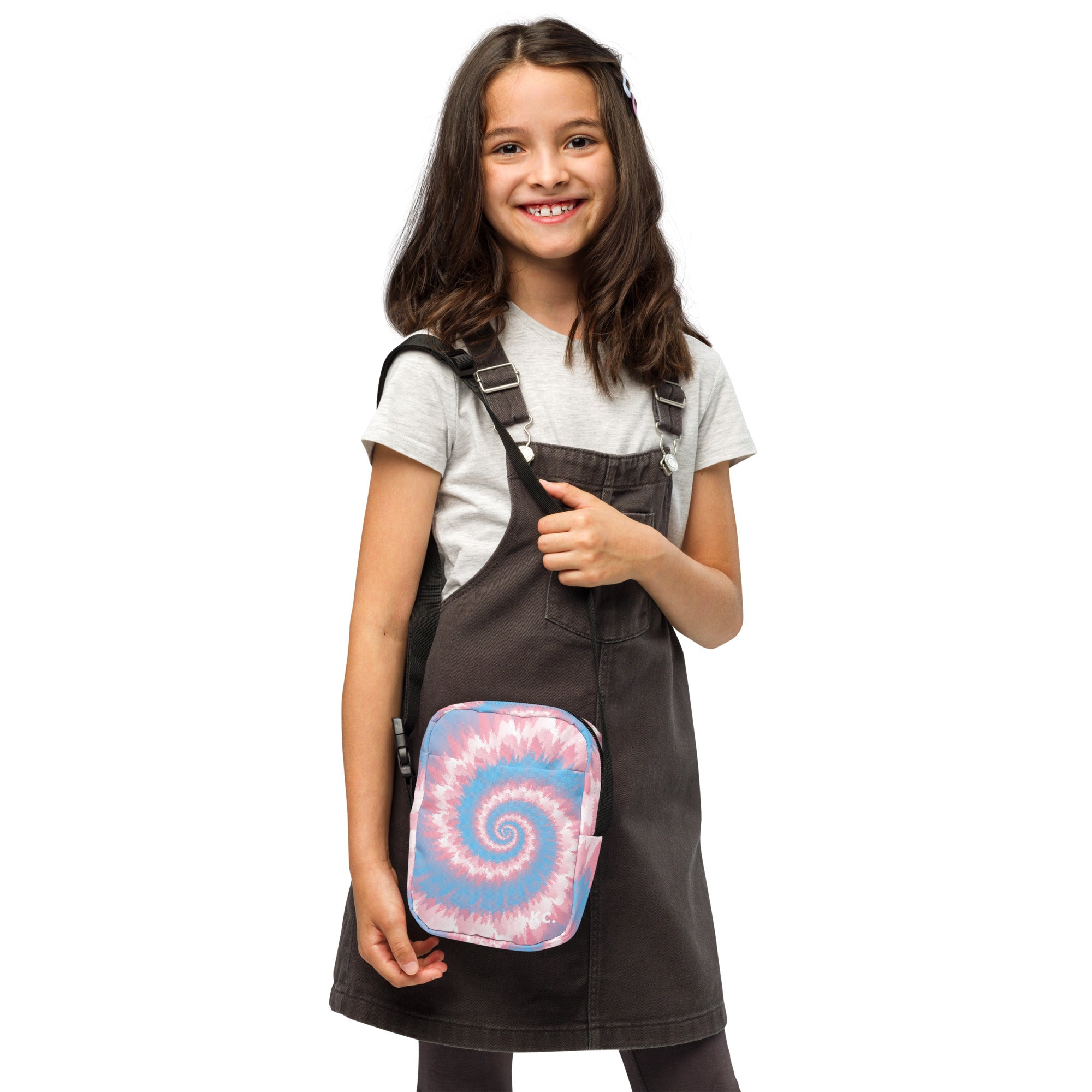 Utility crossbody bag Tie Dye Spiral Transgender