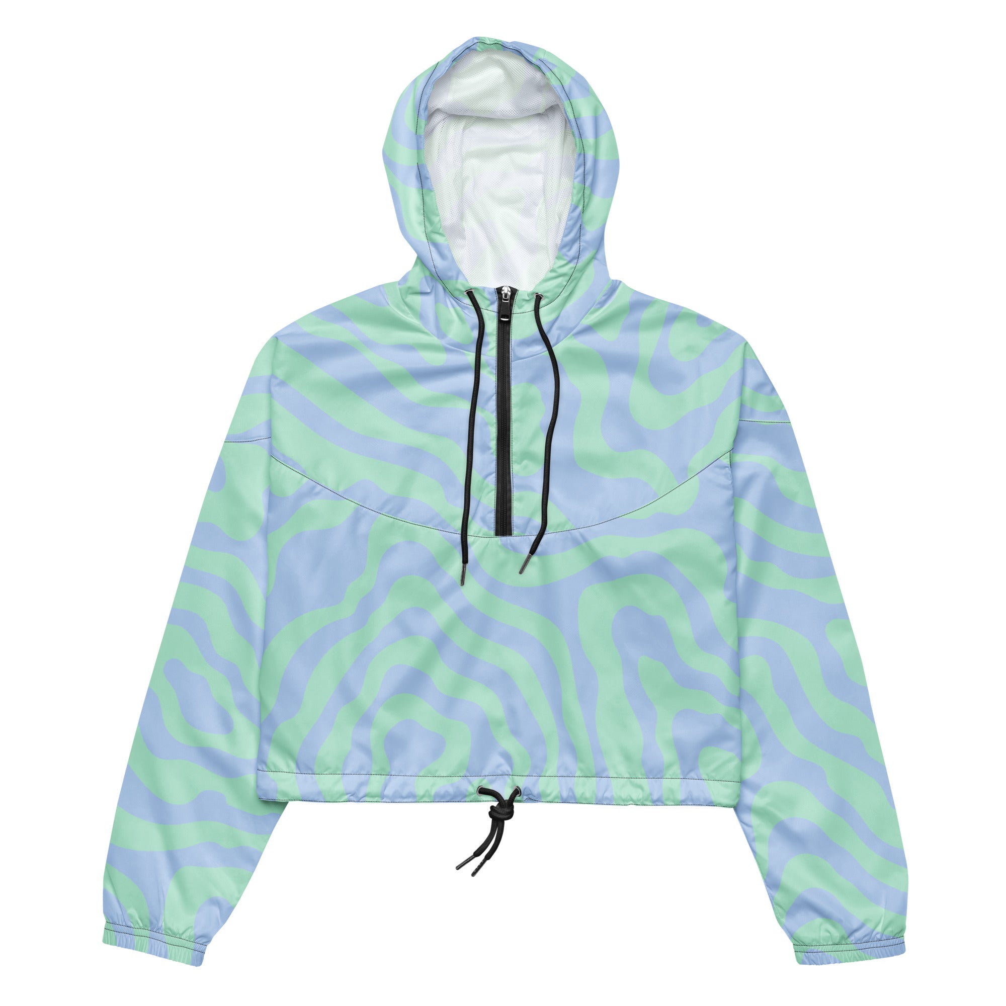 Women’s cropped windbreaker Abstract II