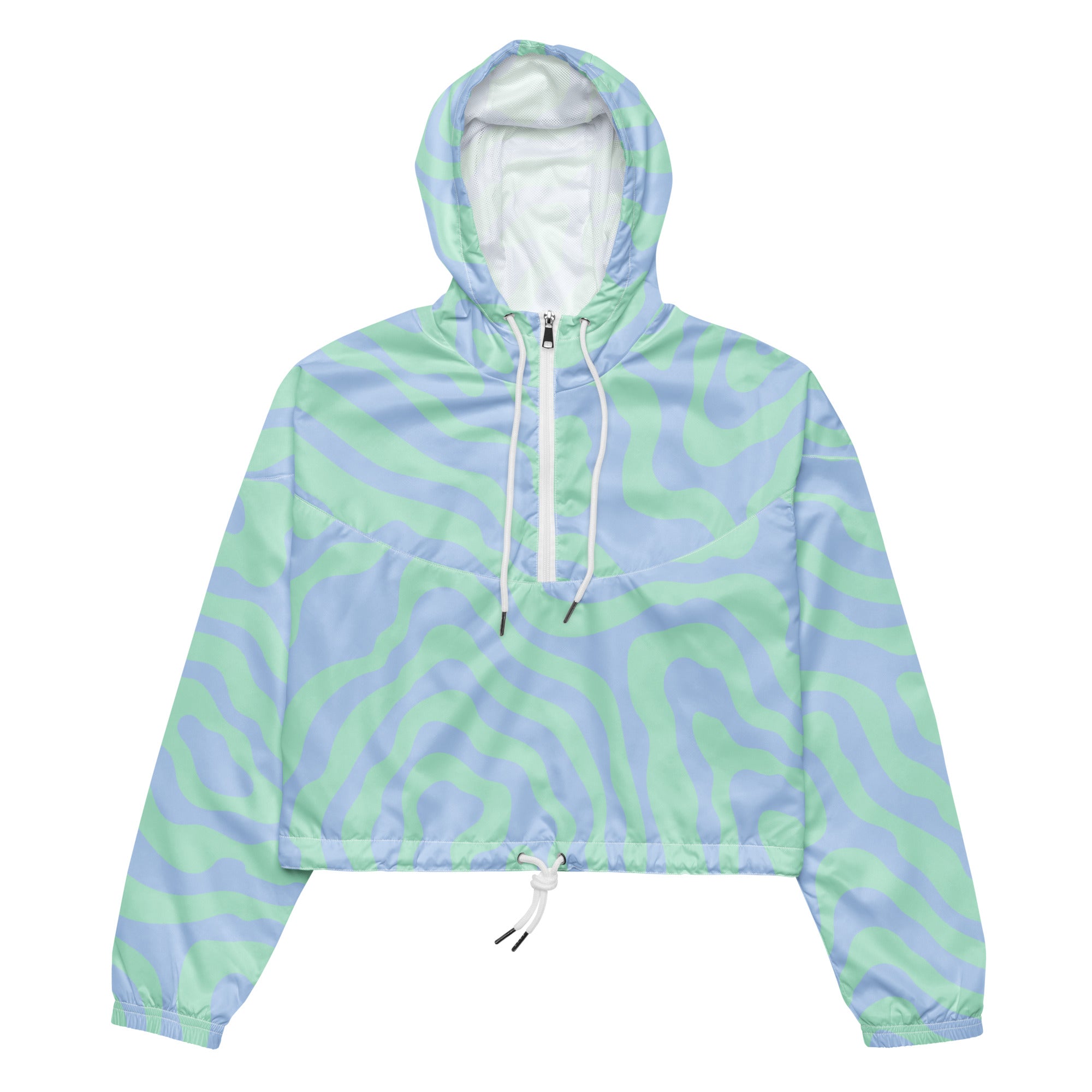 Women’s cropped windbreaker Abstract II