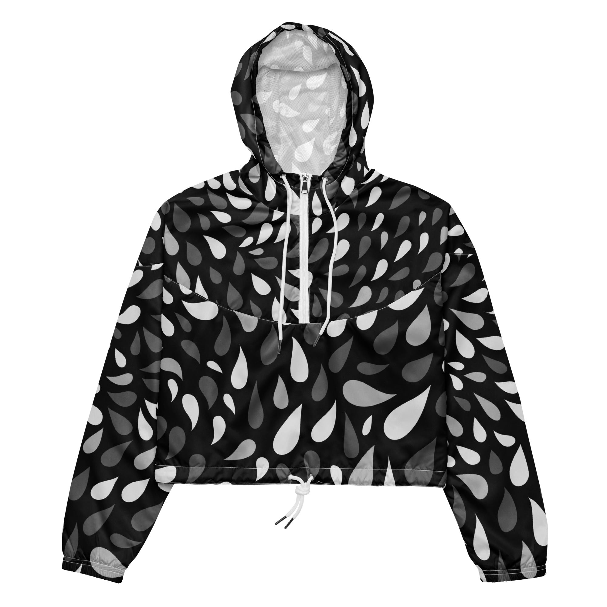 Women’s cropped windbreaker Abstract IV
