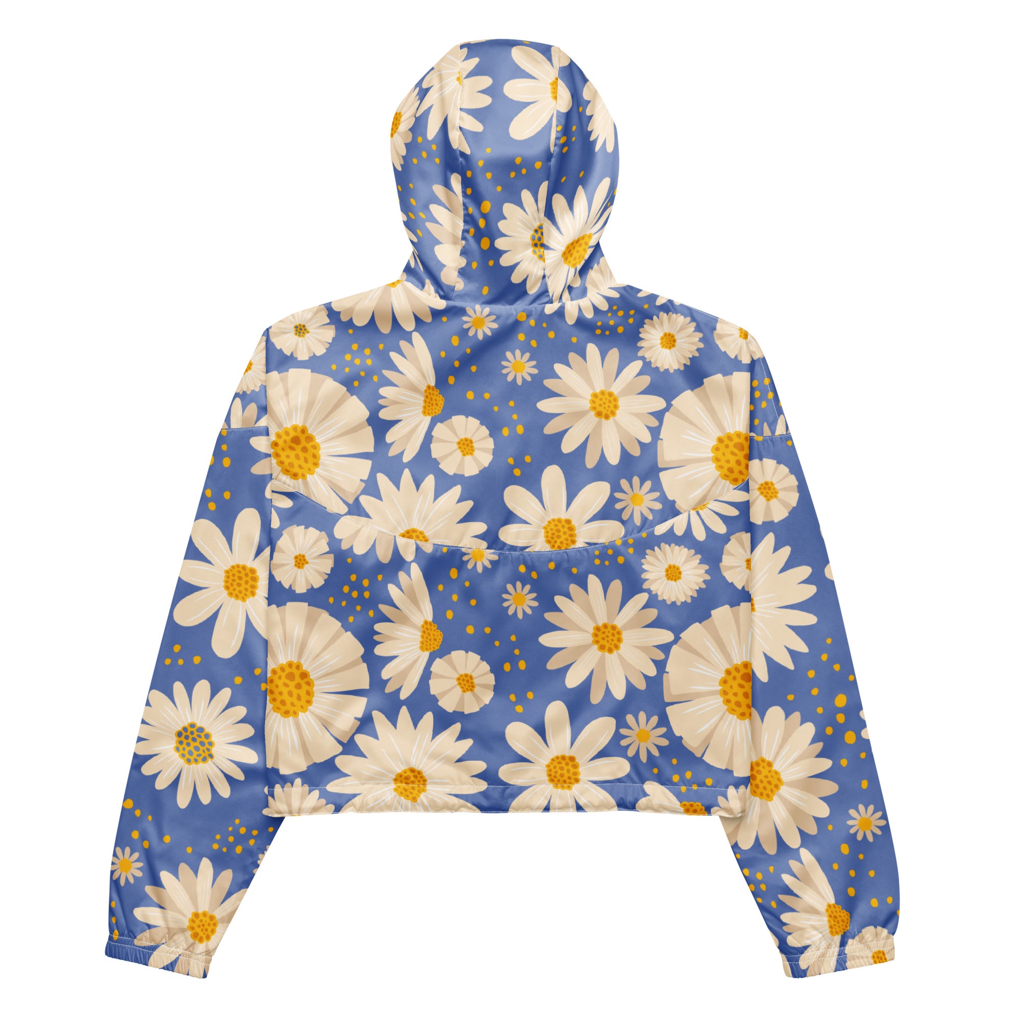 Women’s cropped windbreaker Daisies