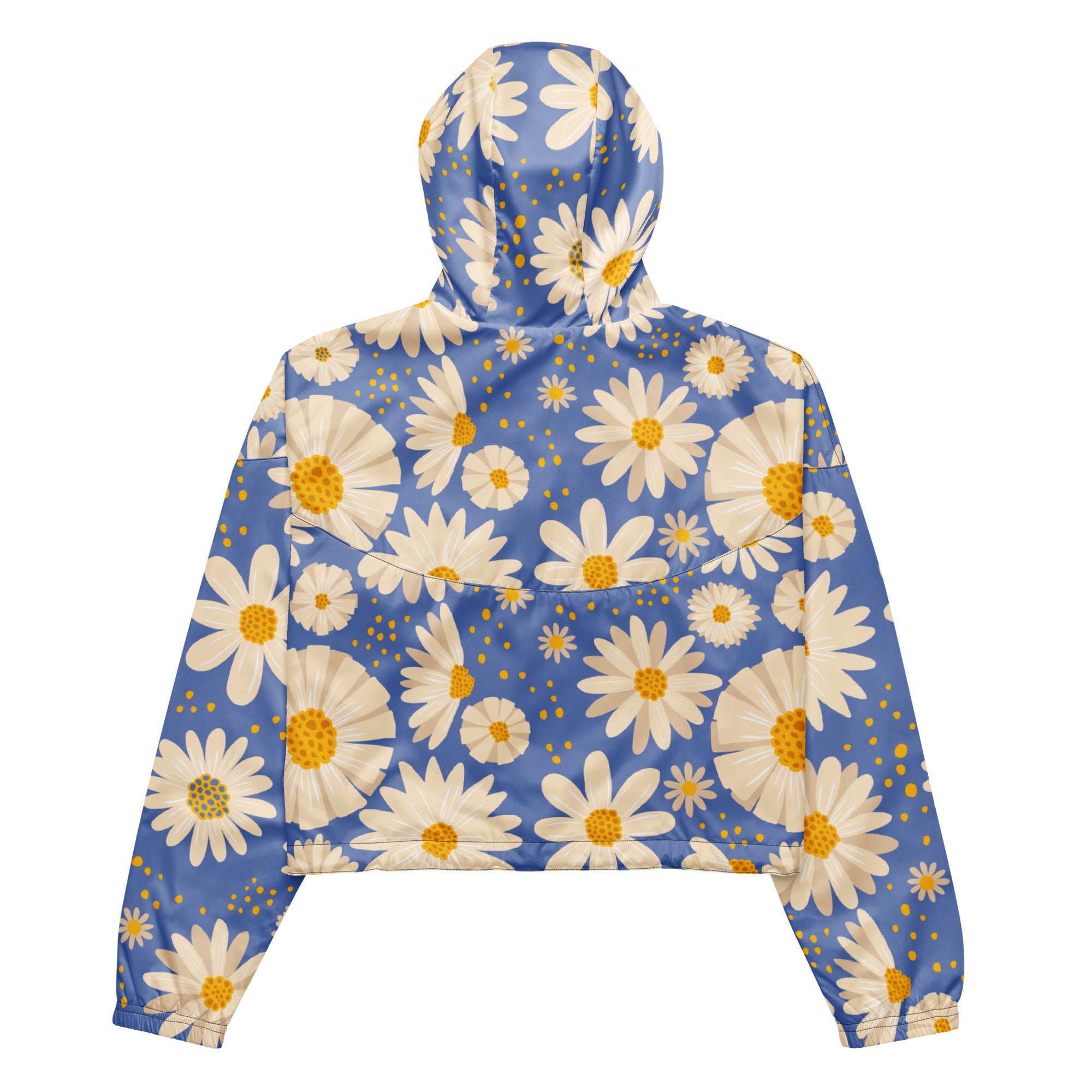 Women’s cropped windbreaker Daisies