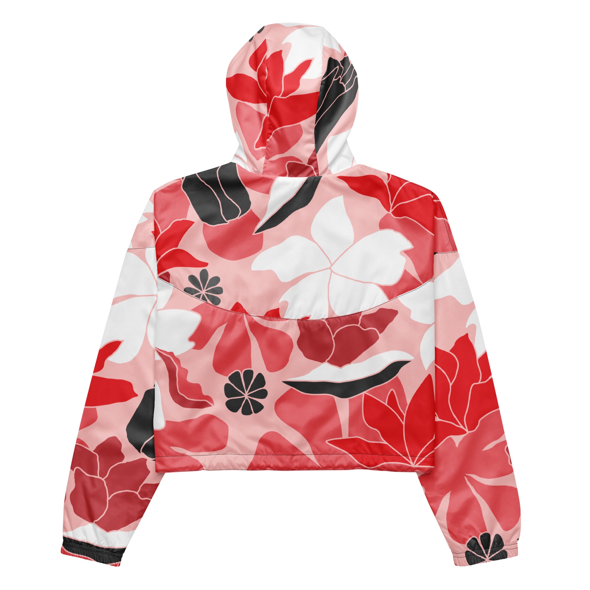 Women’s cropped windbreaker Floral II