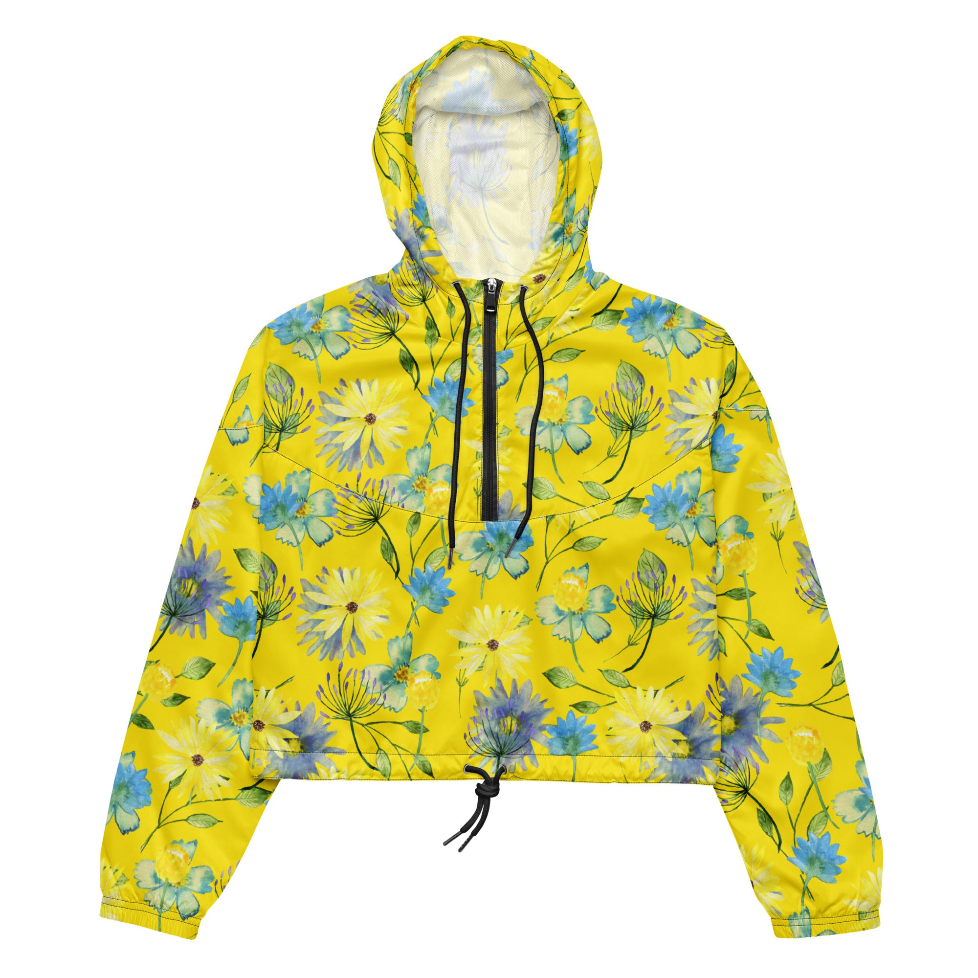 Women’s cropped windbreaker Floral IV