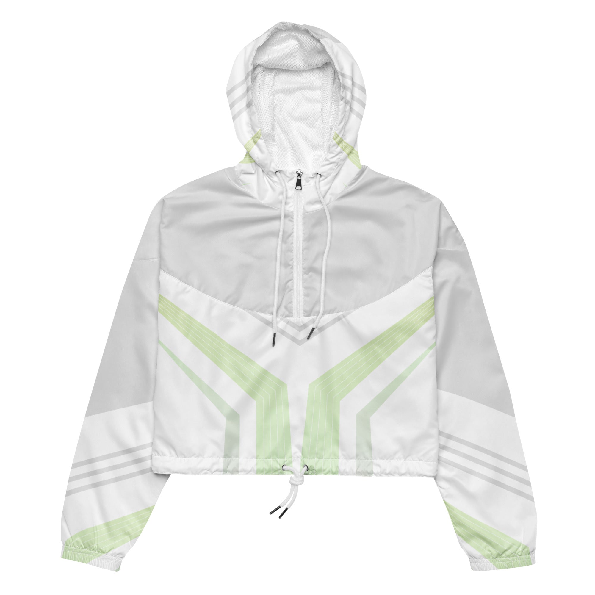 Women’s cropped windbreaker Geometric I