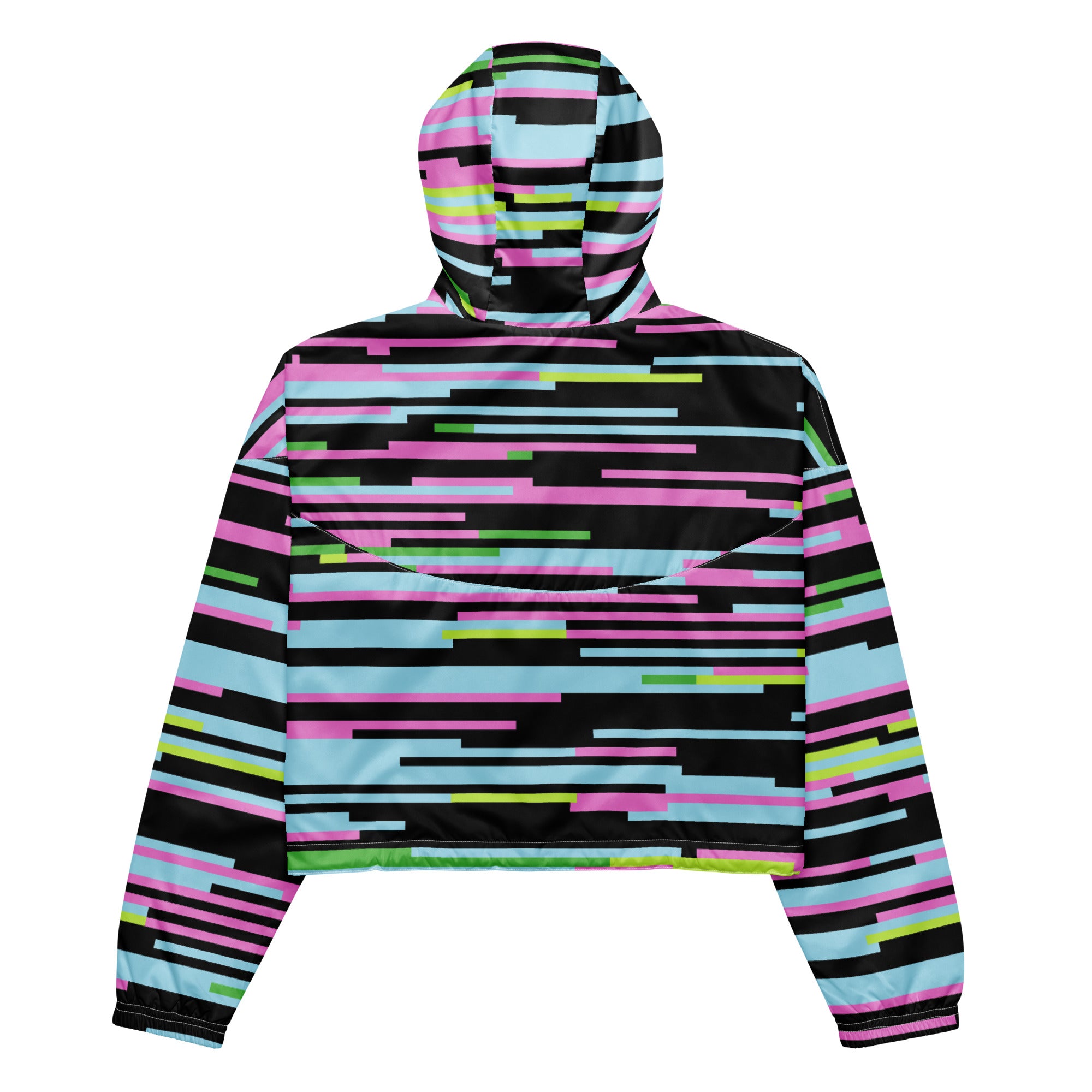 Women’s cropped windbreaker Geometric II