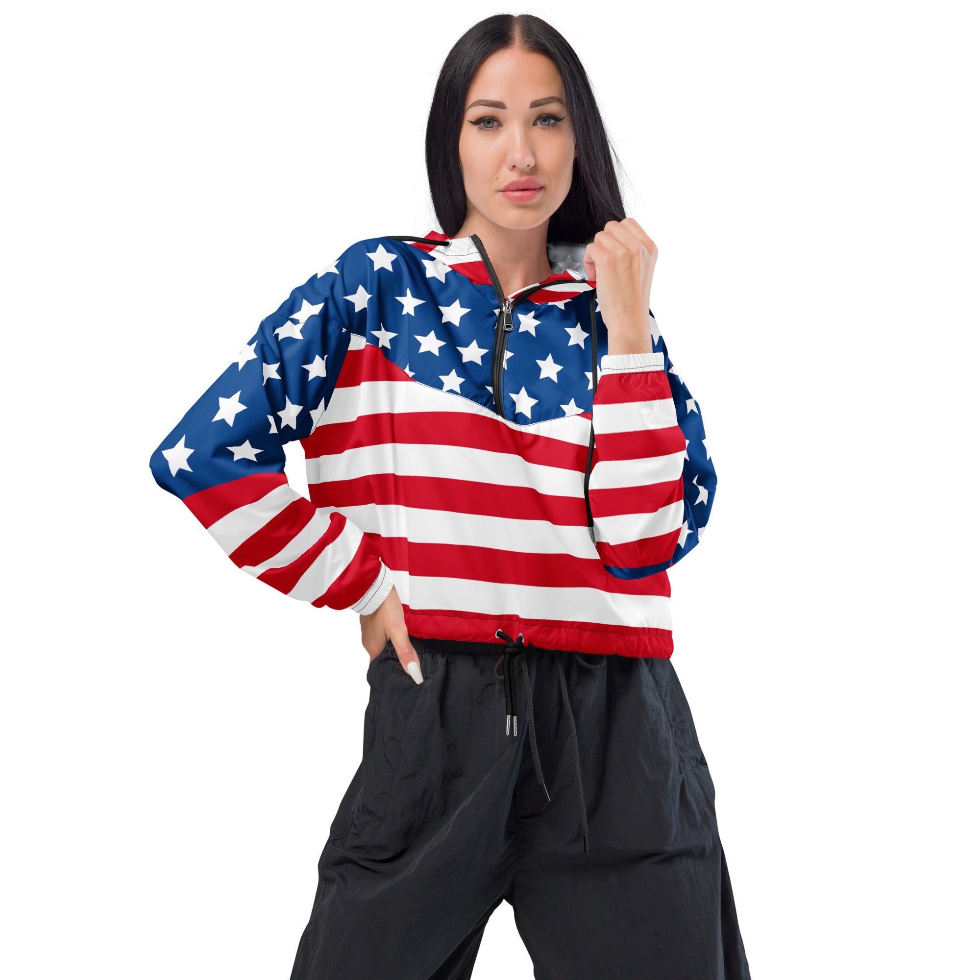Women’s cropped windbreaker USA