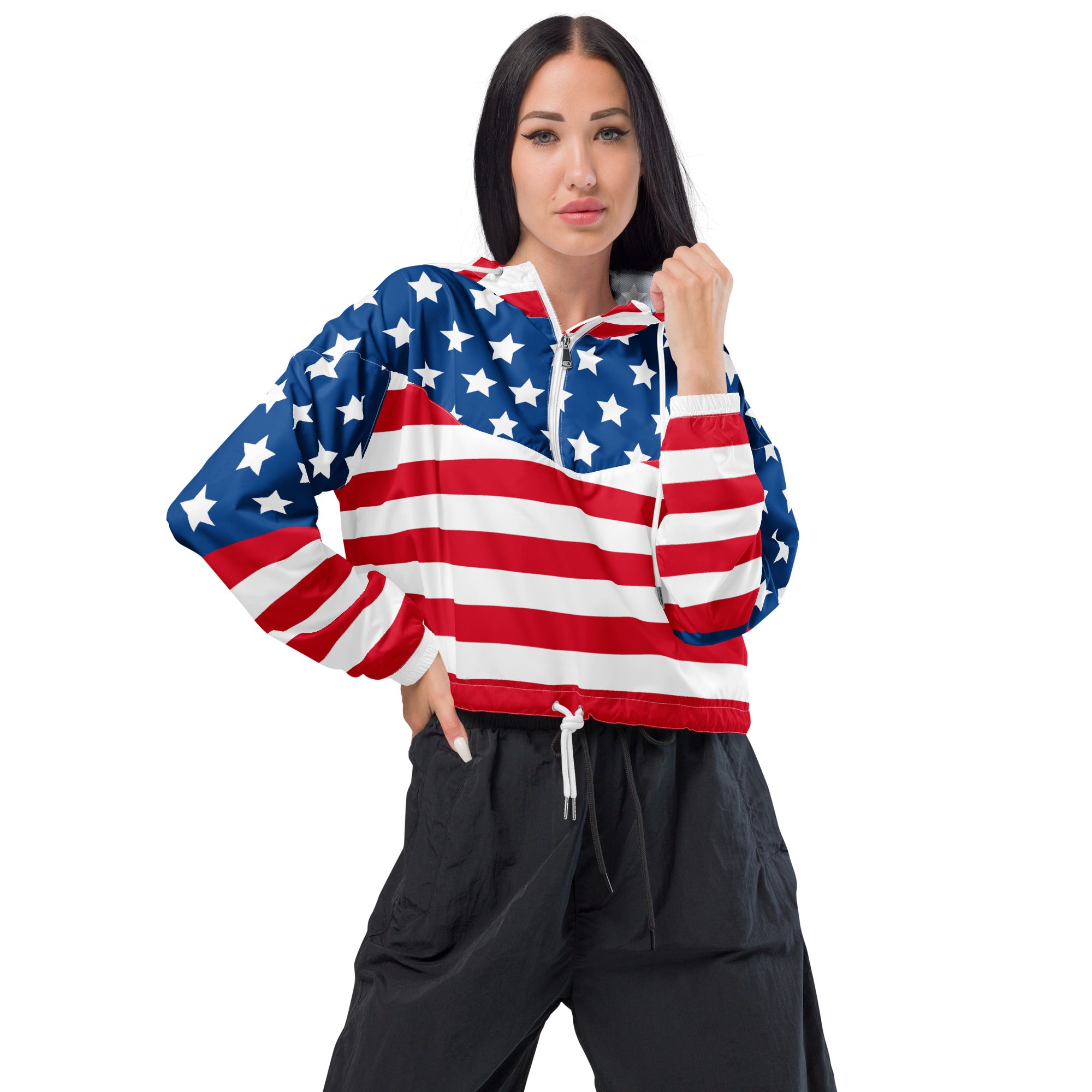 Women’s cropped windbreaker USA