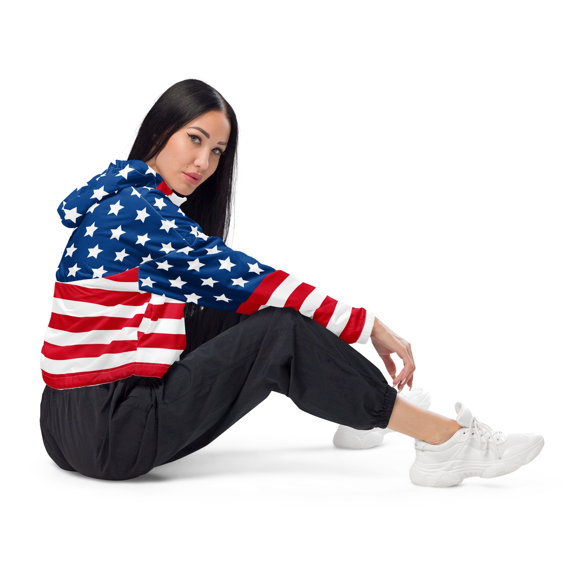 Women’s cropped windbreaker USA