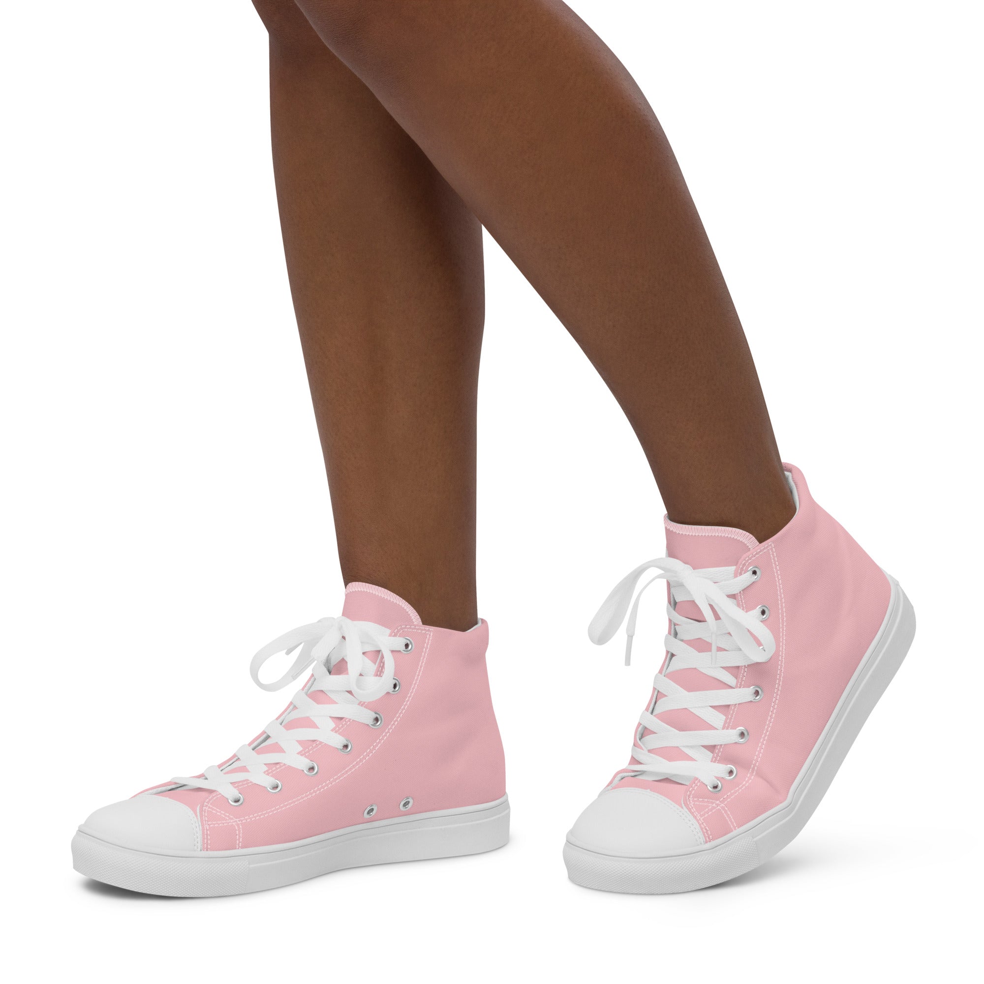 Women’s high top canvas shoes Pink