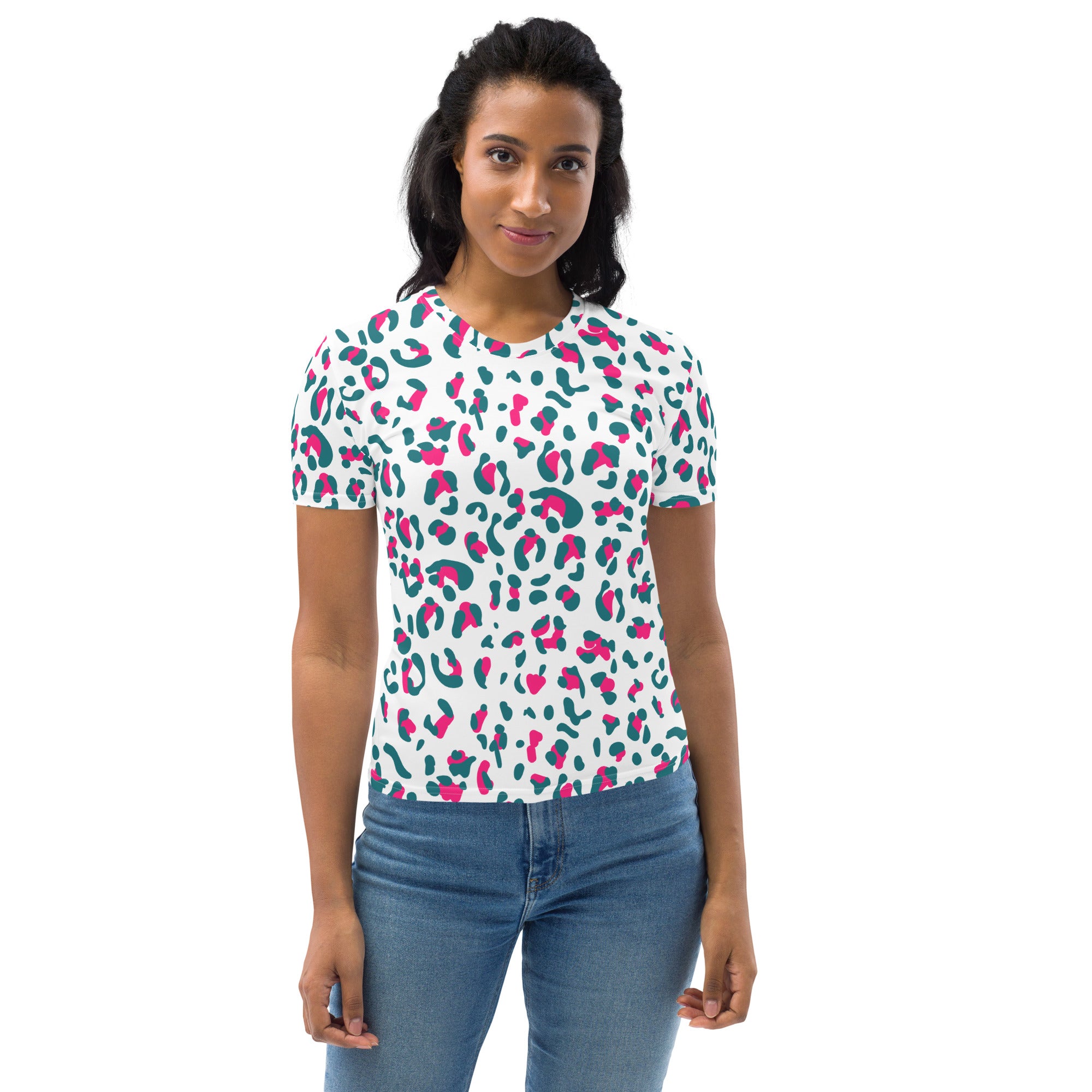 Women's T shirt Leopard skin I
