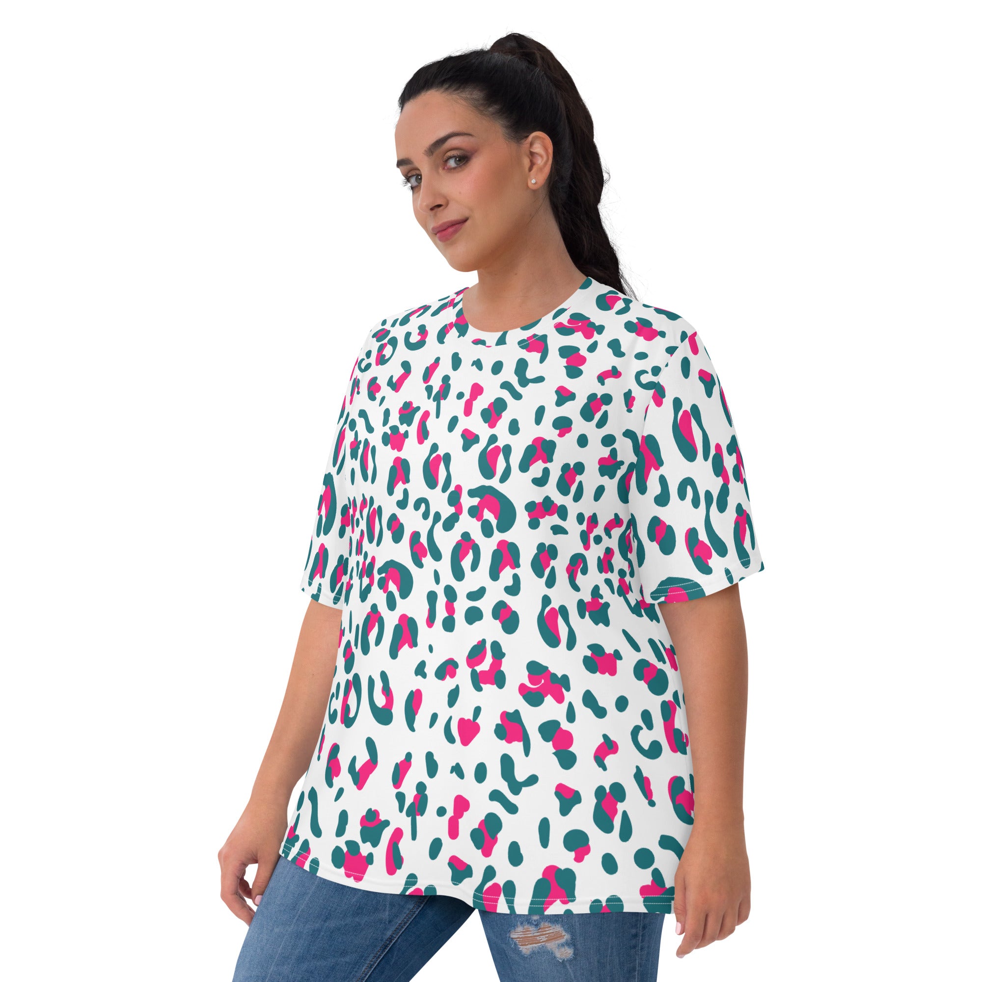 Women's T shirt Leopard skin I