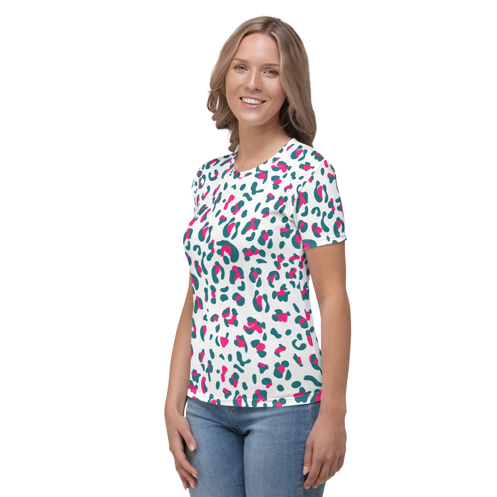 Women's T shirt Leopard skin I