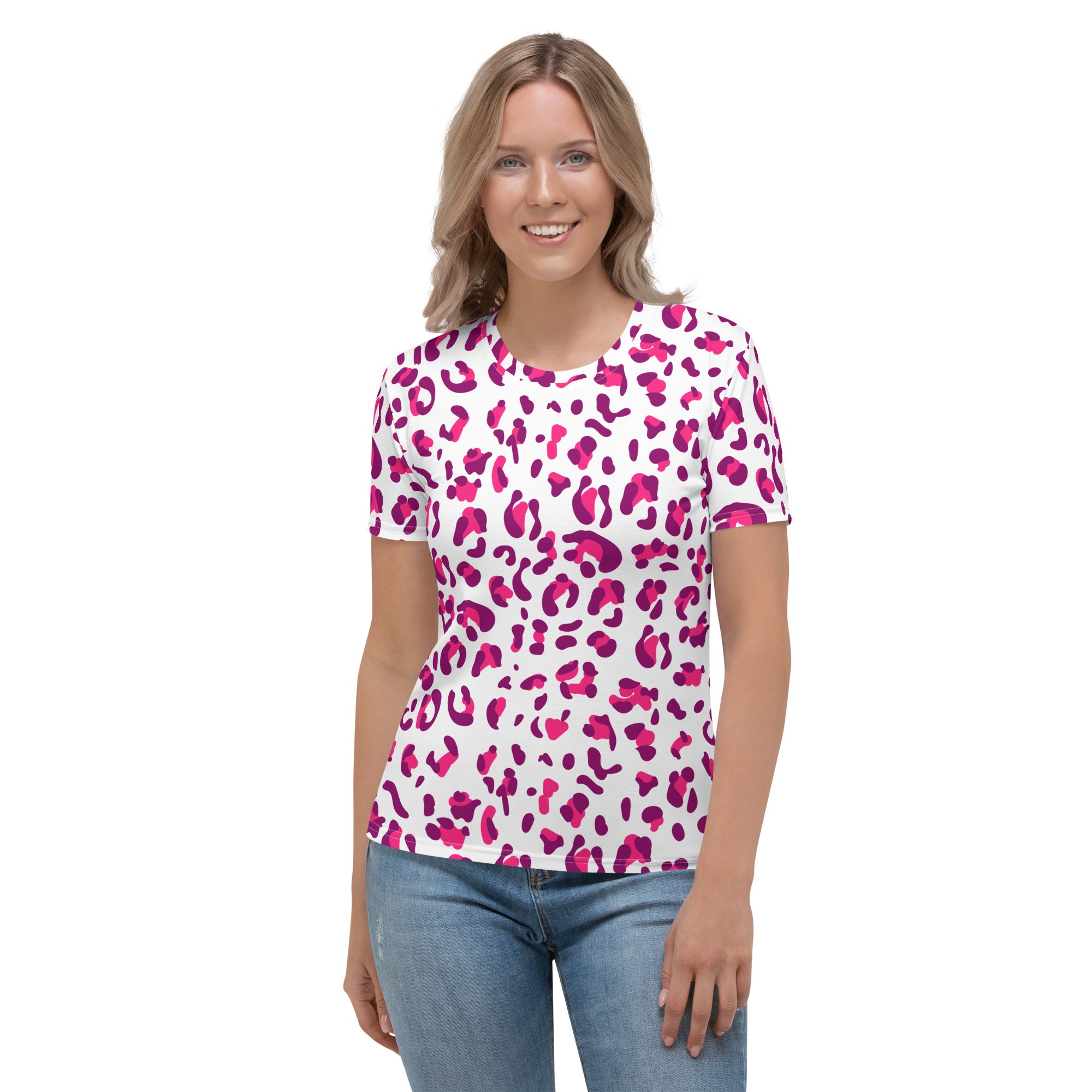 Women's T shirt Leopard skin VII