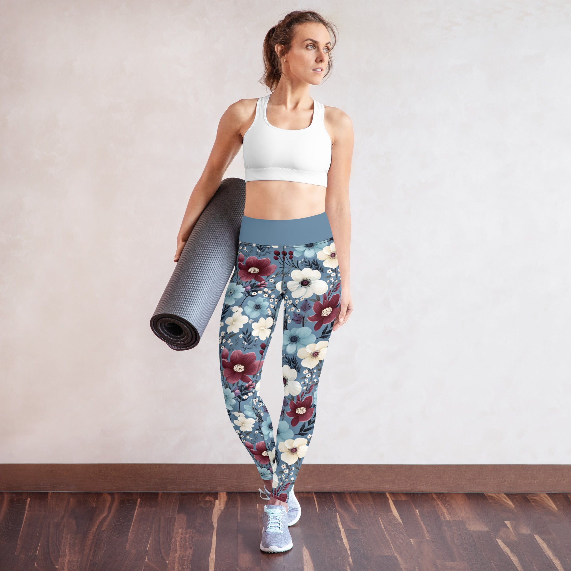 Yoga Leggings Butterfly Garden