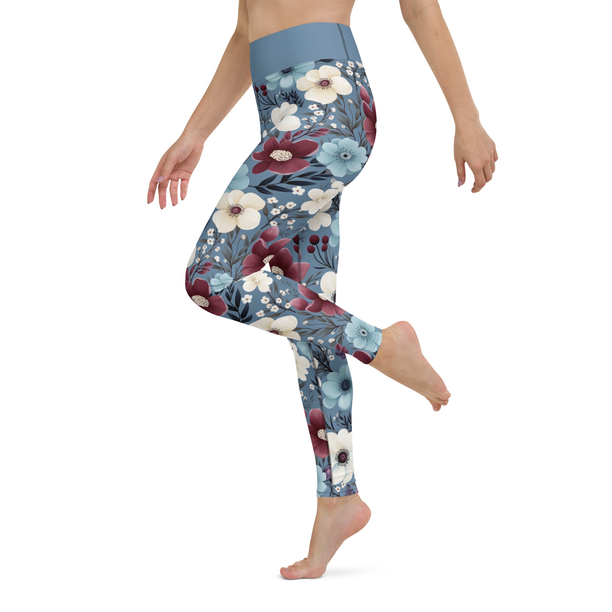 Yoga Leggings Butterfly Garden