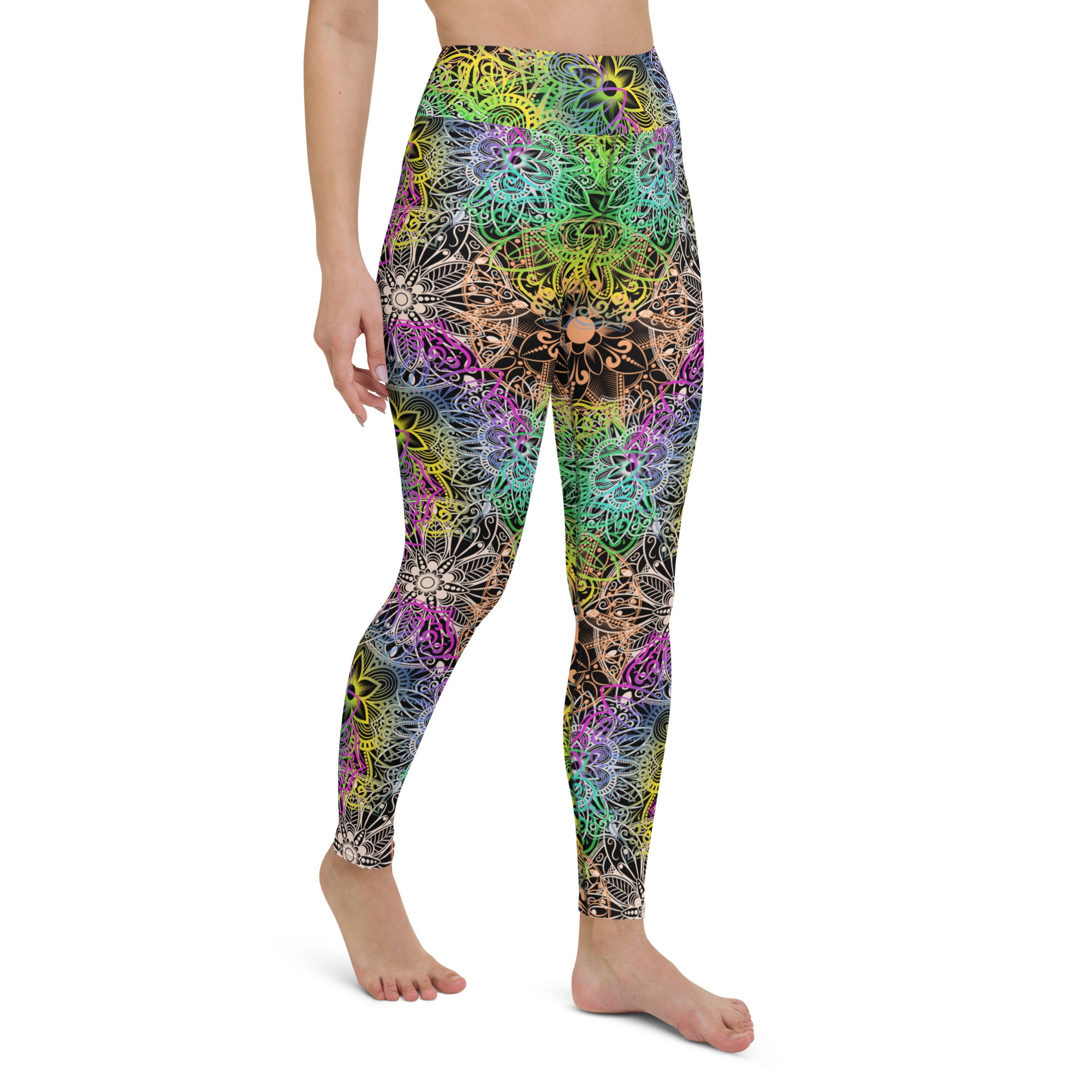 Yoga Leggings Mandala Multi Colour