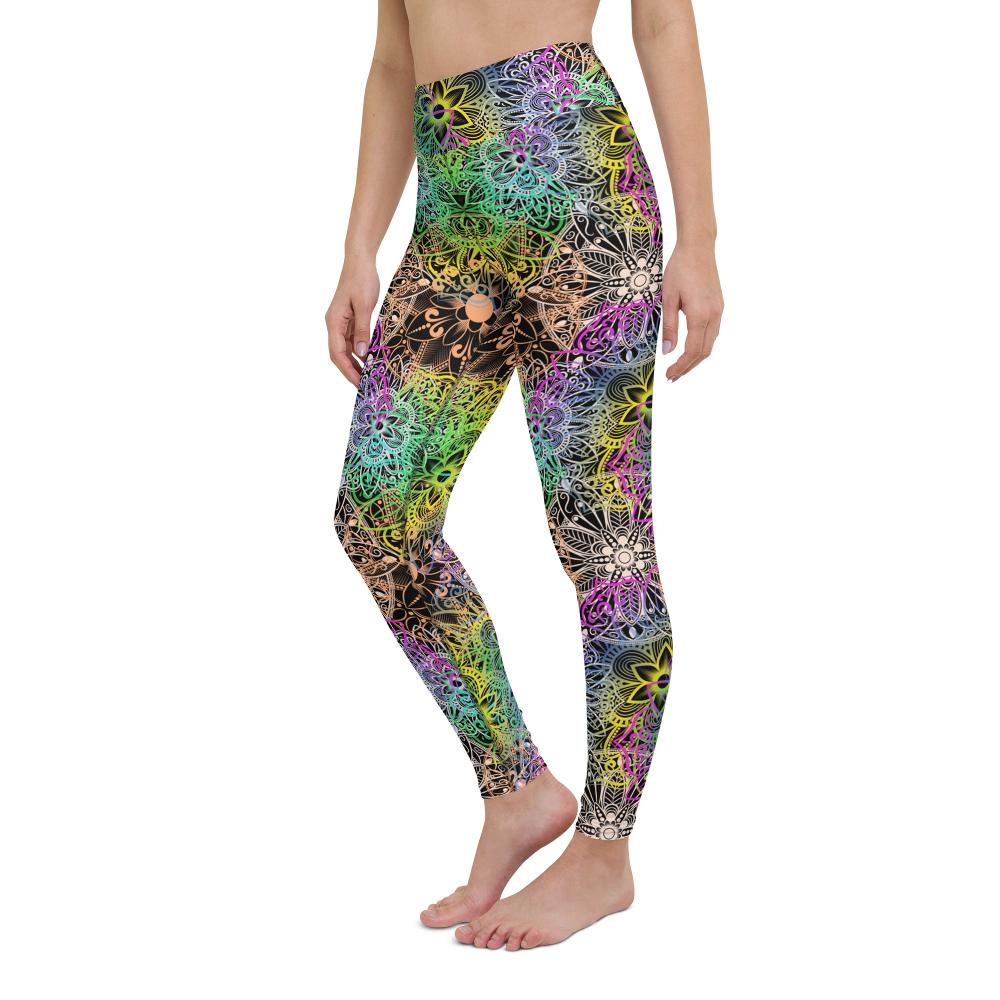Yoga Leggings Mandala Multi Colour