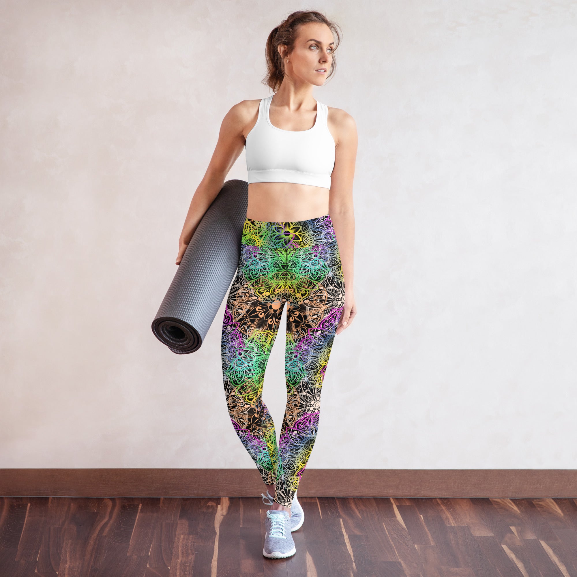 Yoga Leggings Mandala Multi Colour