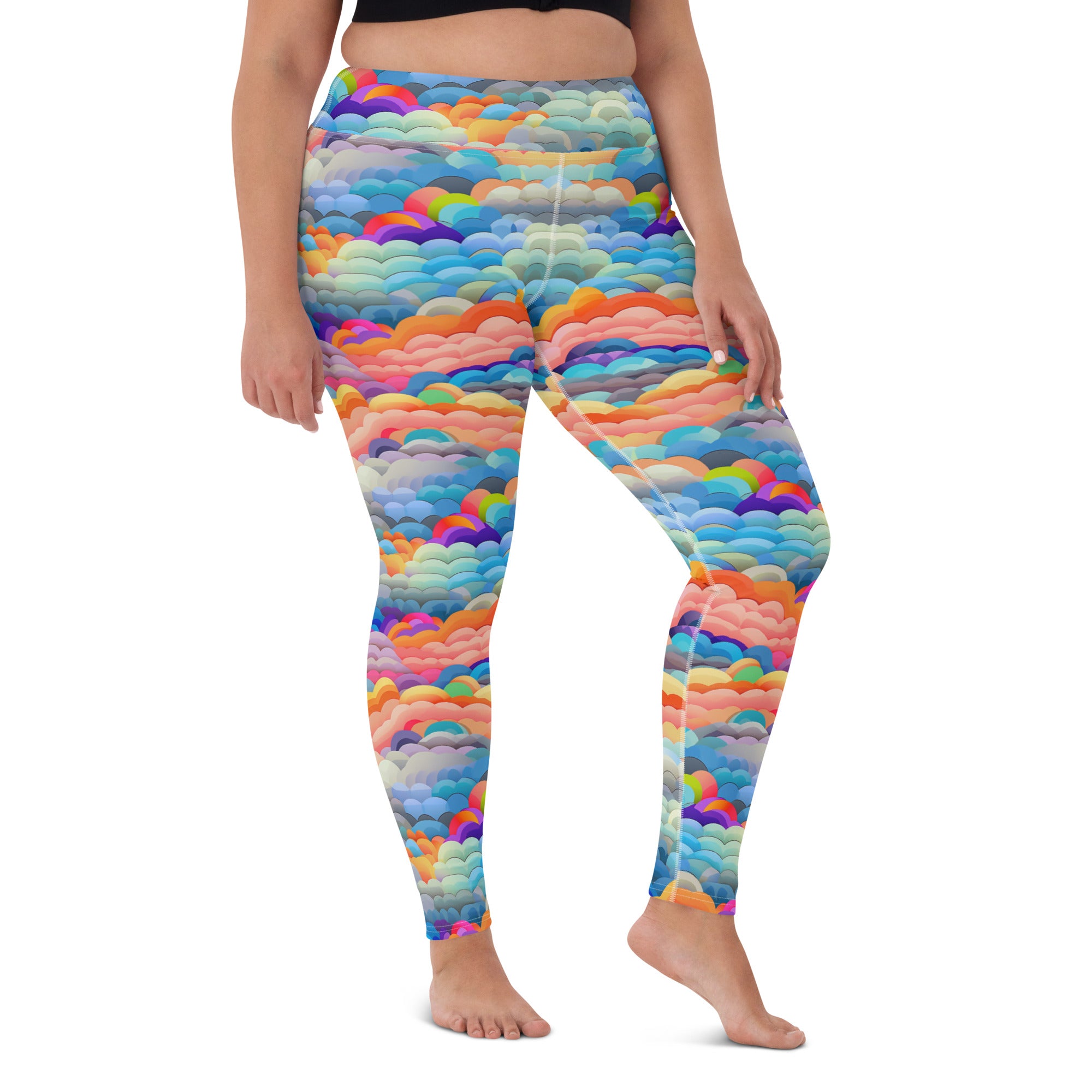 Yoga Leggings Rainbow cloud II