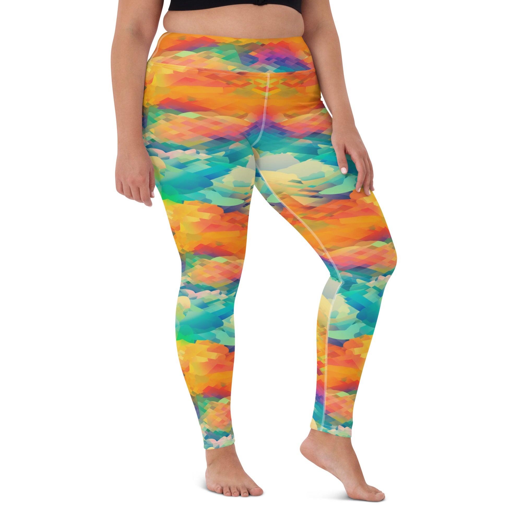 Yoga Leggings Rainbow cloud III