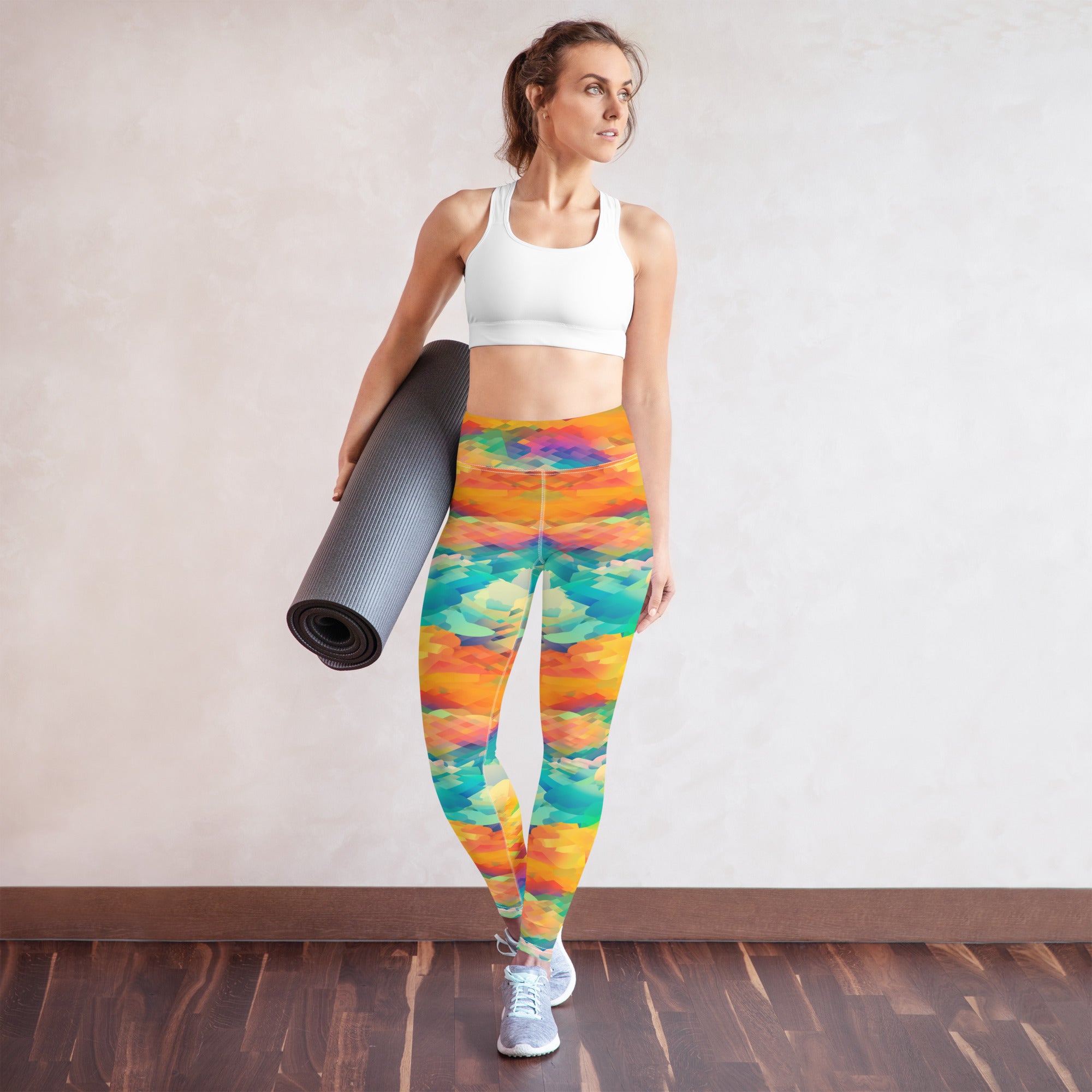 Yoga Leggings Rainbow cloud III