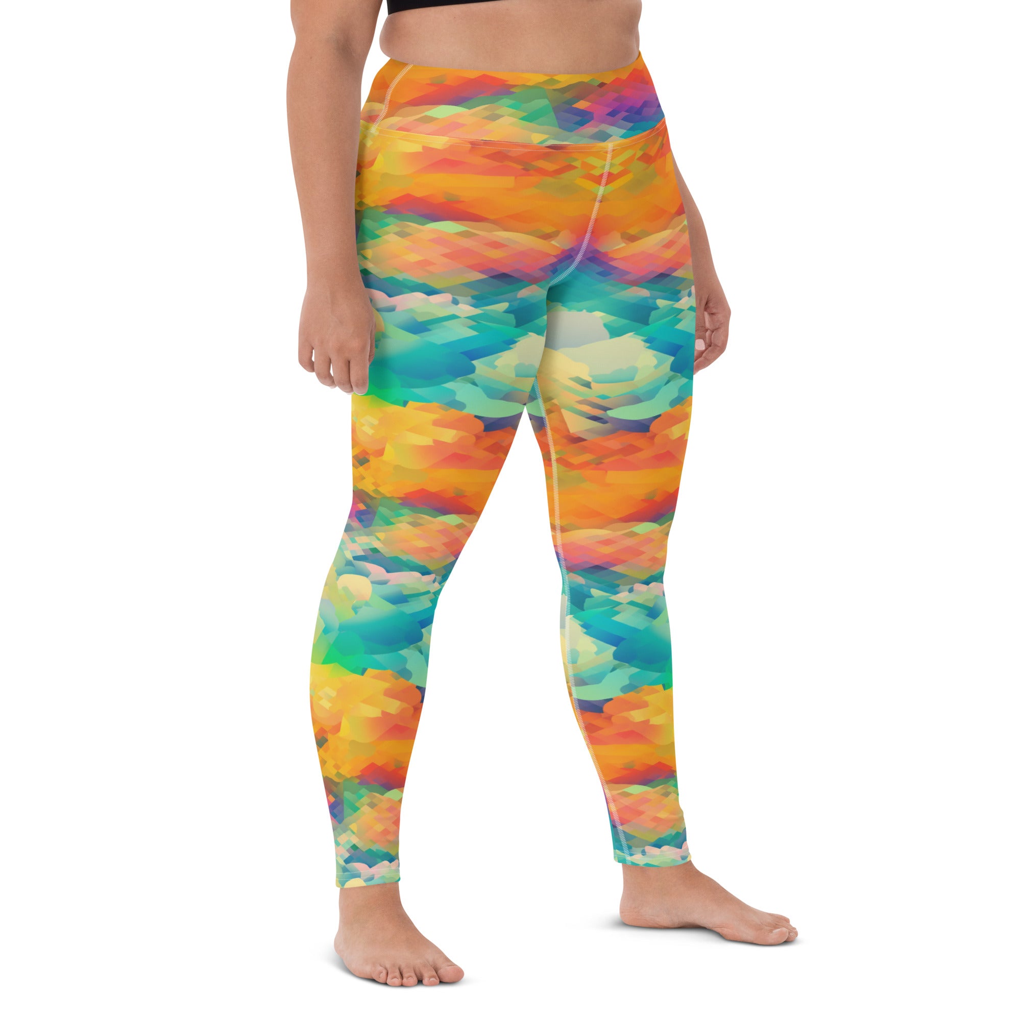 Yoga Leggings Rainbow cloud III