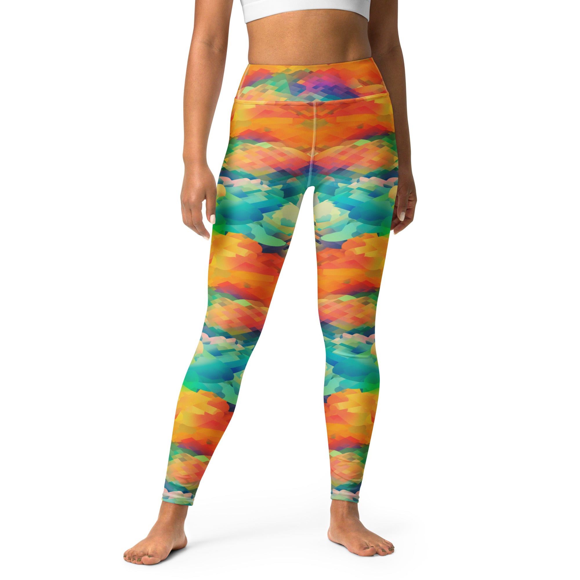 Yoga Leggings Rainbow cloud III