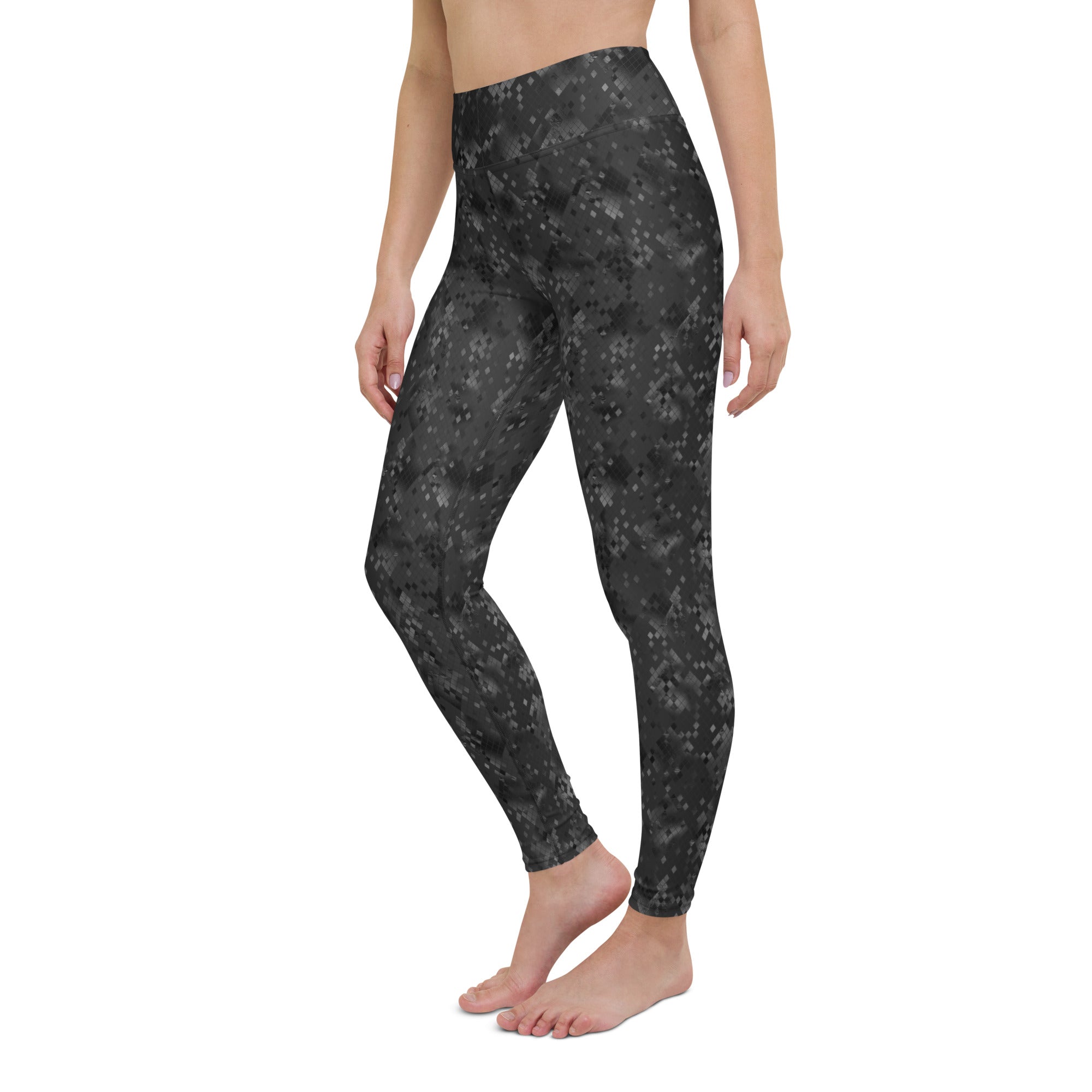 Yoga Leggings Snake print Black