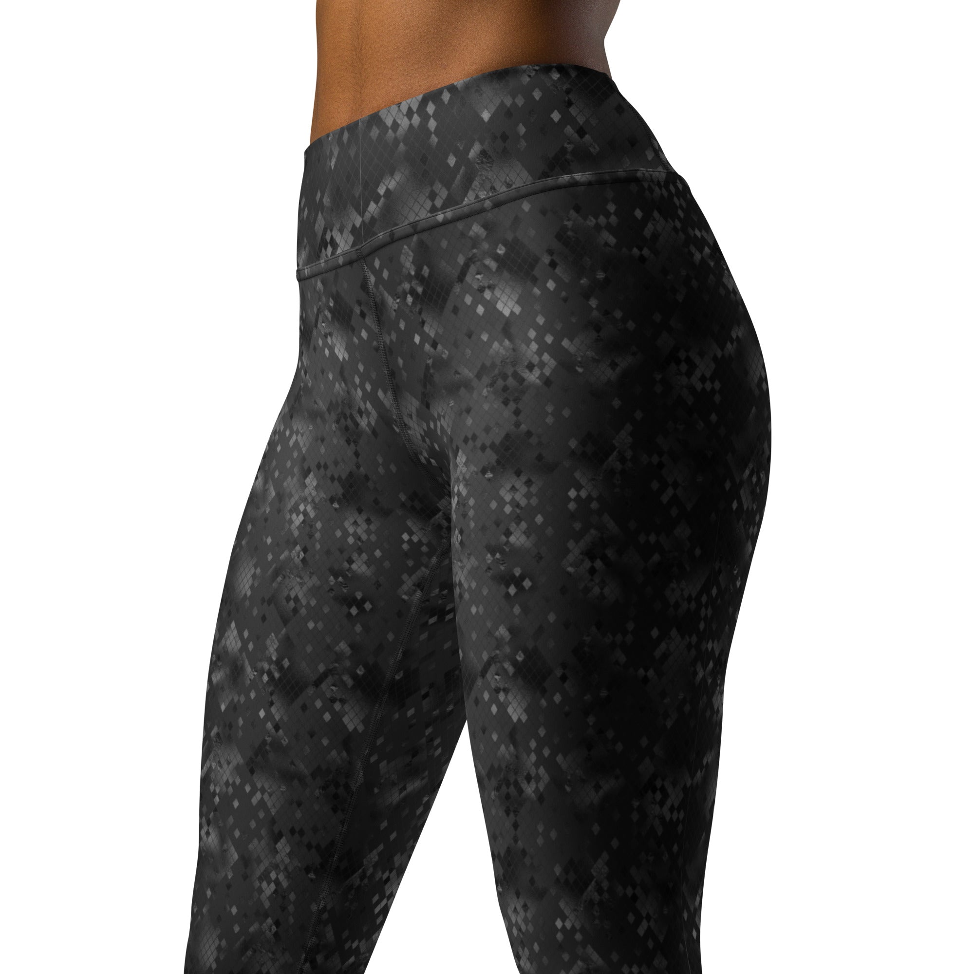 Yoga Leggings Snake print Black