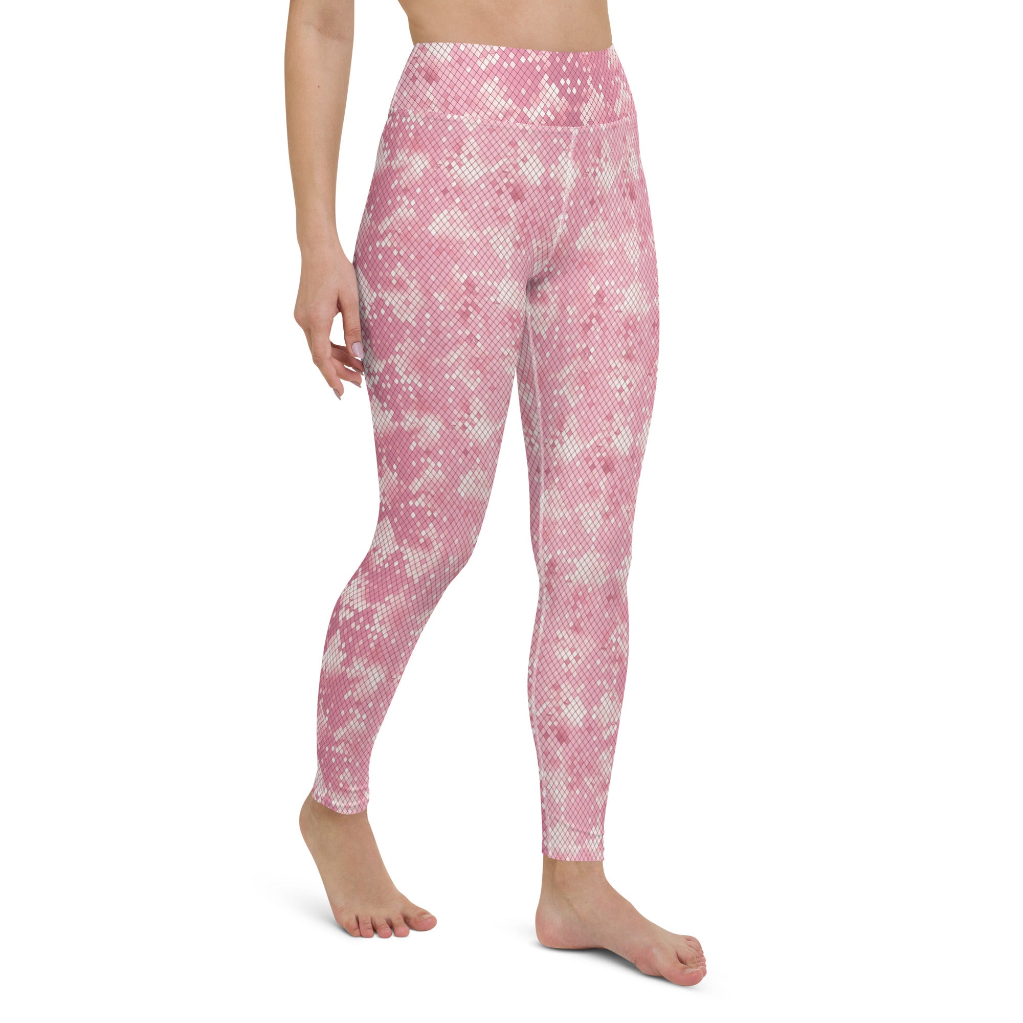 Yoga Leggings Snake print Pink