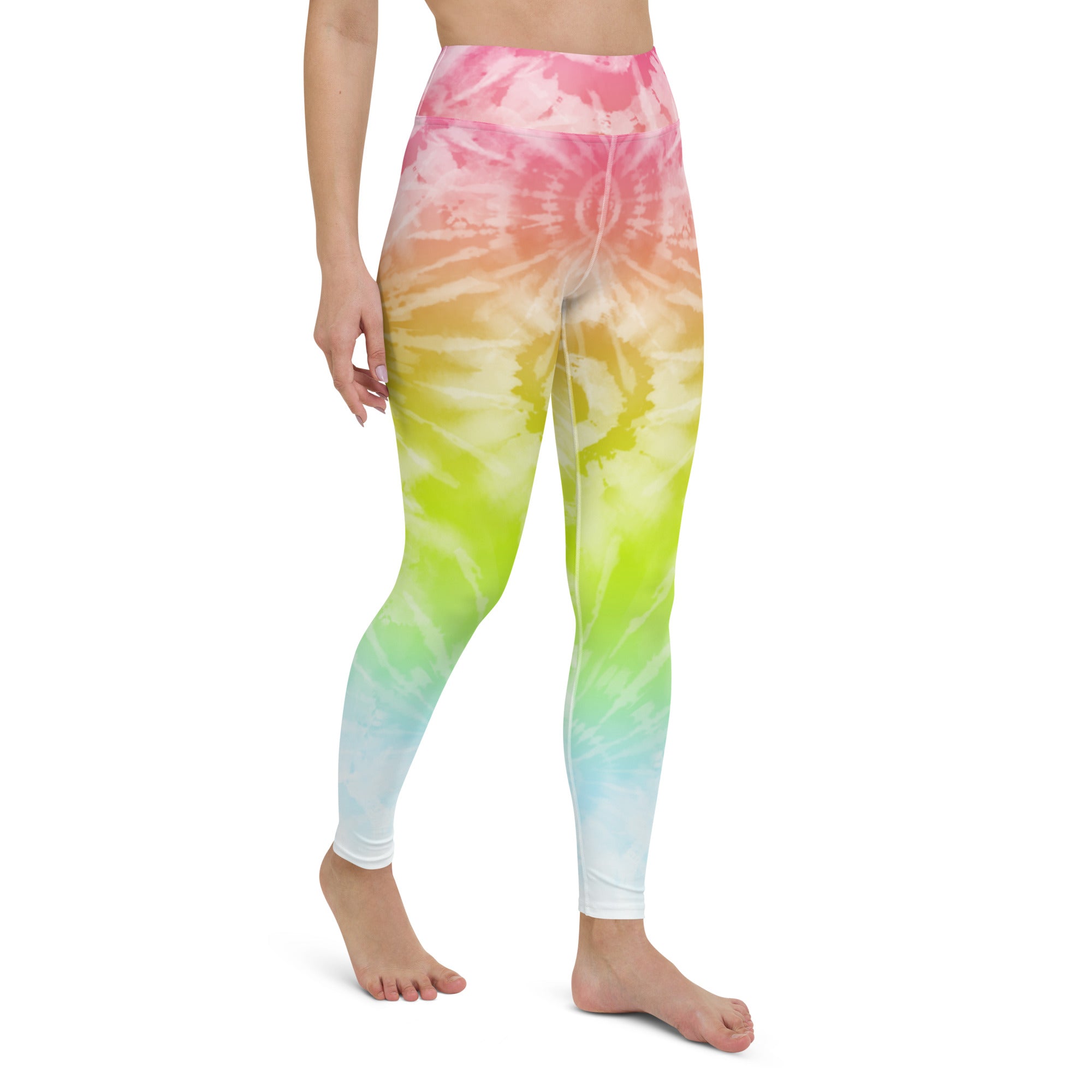 Yoga Leggings Tie dye Multicolour Stars