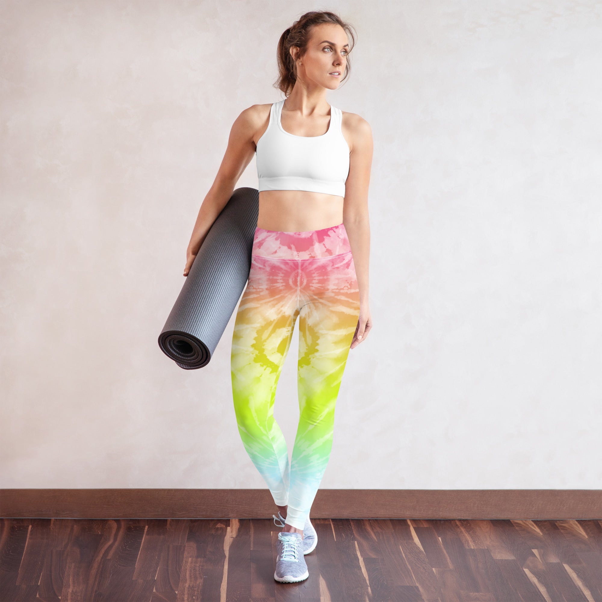 Yoga Leggings Tie dye Multicolour Stars