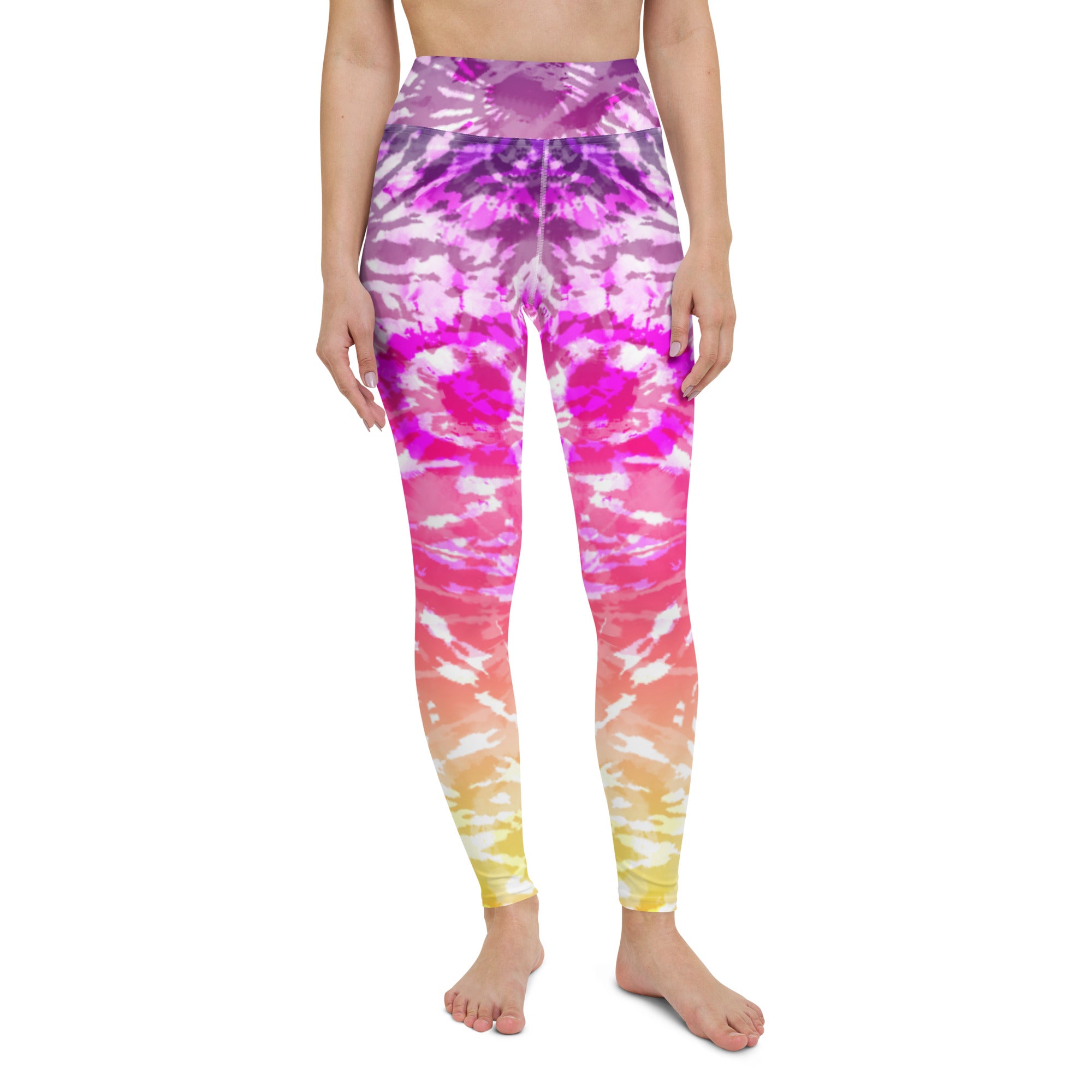 Yoga Leggings Tie Dye Spirals