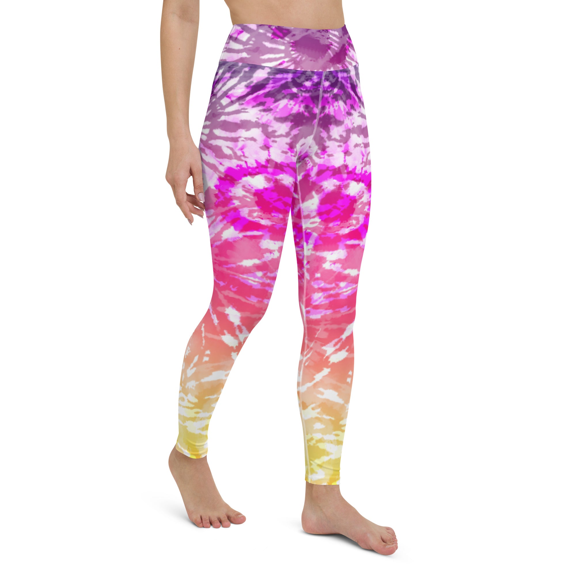 Yoga Leggings Tie Dye Spirals