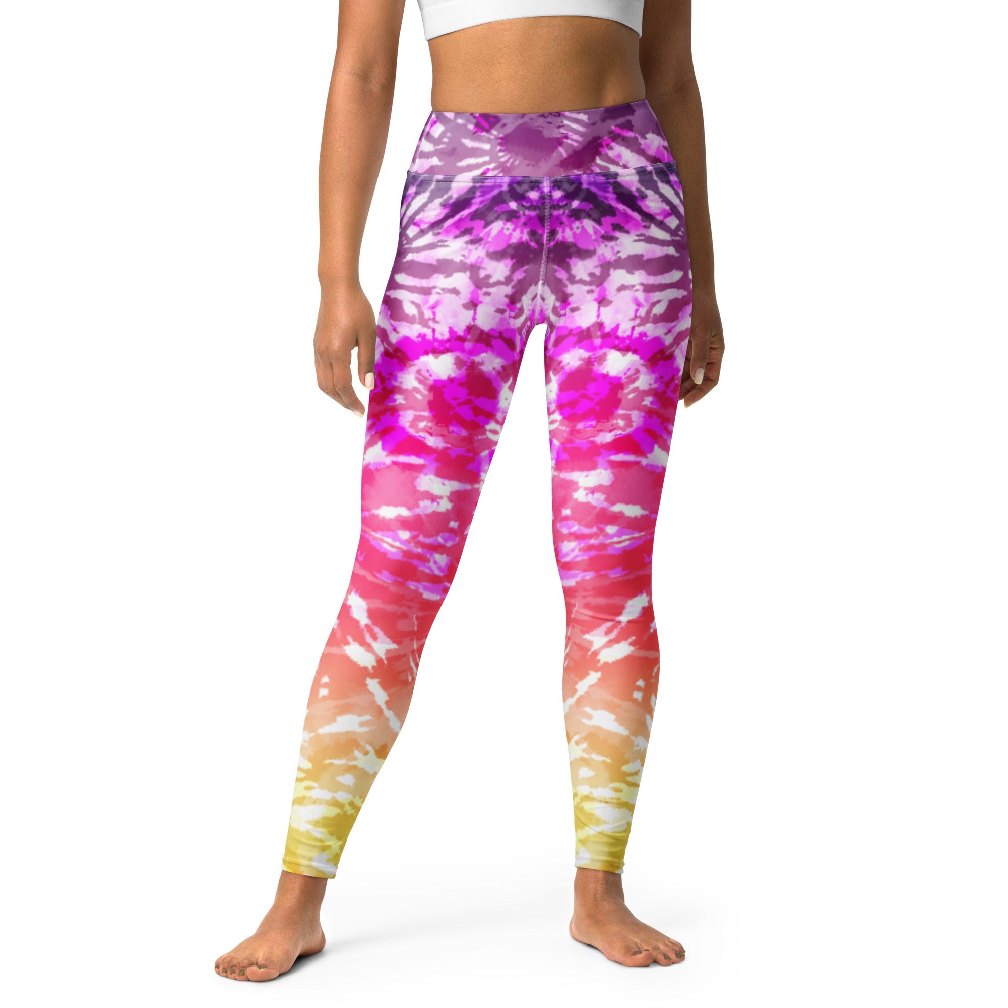 Yoga Leggings Tie Dye Spirals