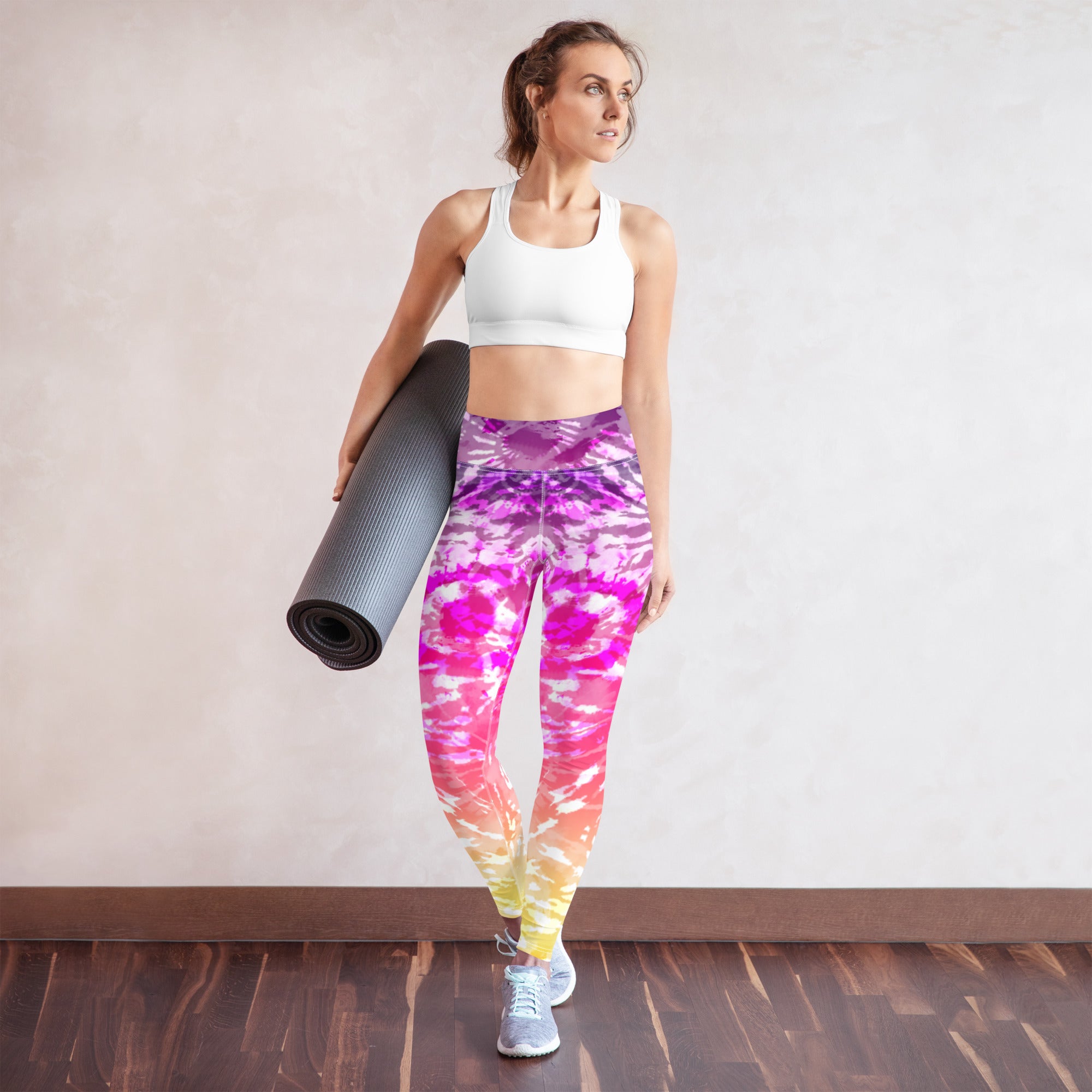 Yoga Leggings Tie Dye Spirals