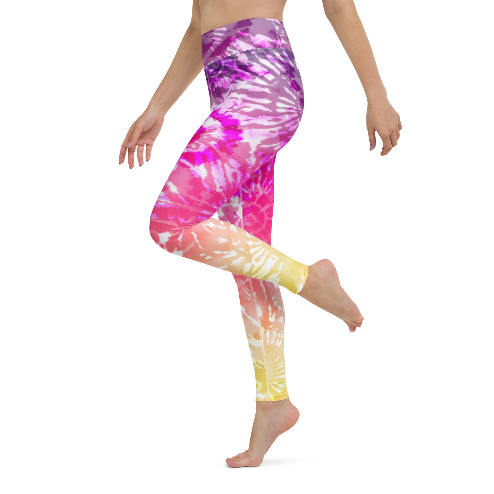 Yoga Leggings Tie Dye Spirals